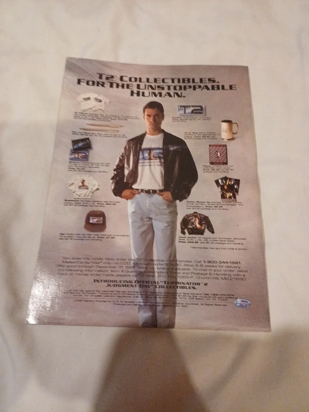 T2 Terminator 2 Official Movie Magazine - Arnold Schwarzenegger Linda Hamilton, изображение 3