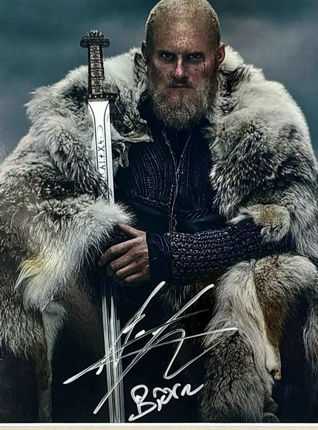 Alexander Ludwig Signed Photo Framed & COA Vikings Poster Autograph Auto, image 5