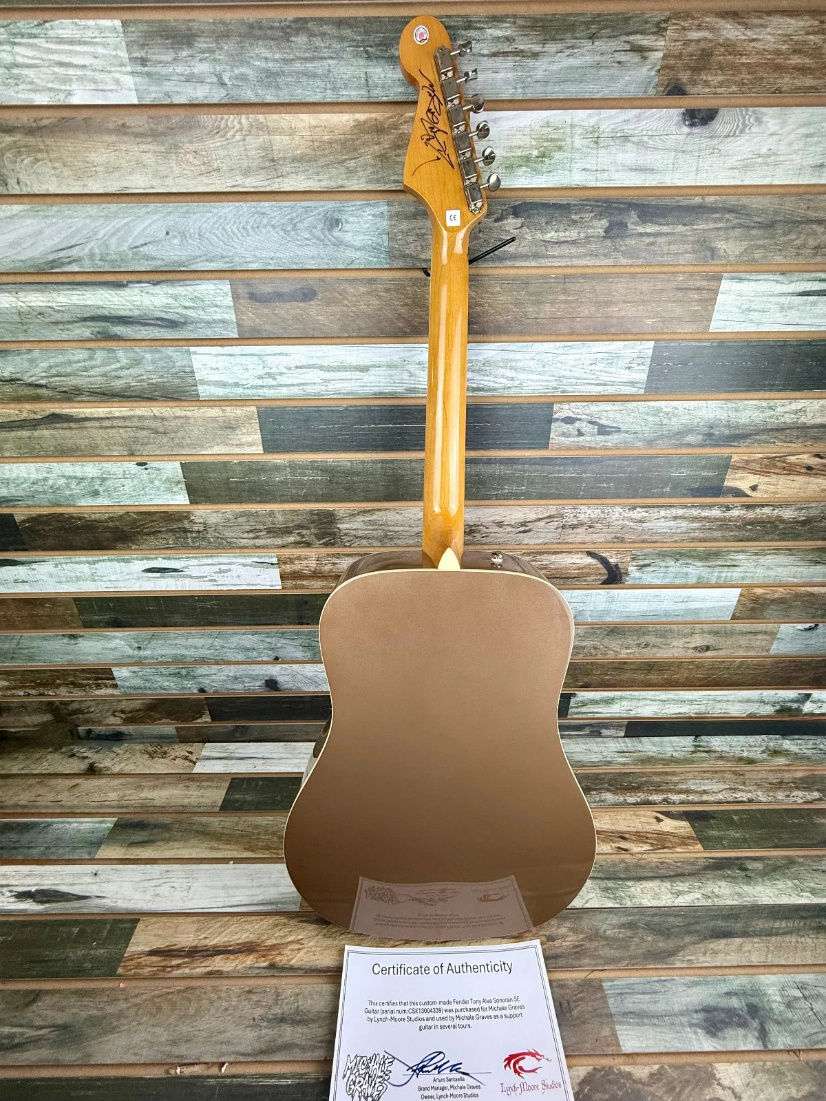 Michale Graves Signed Fender, image 4