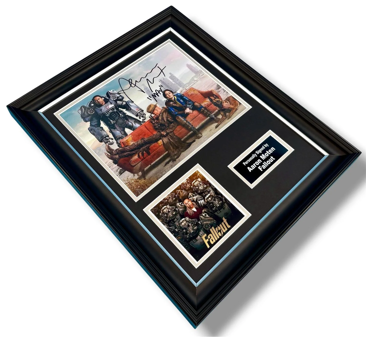 Aaron Moten Signed Photo Framed & COA Fallout Poster Autograph Auto Memorabilia, image 3