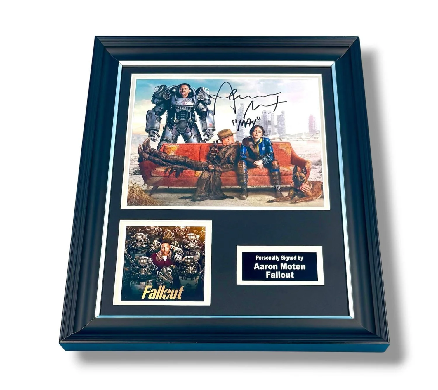 Aaron Moten Signed Photo Framed & COA Fallout Poster Autograph Auto Memorabilia, image 4