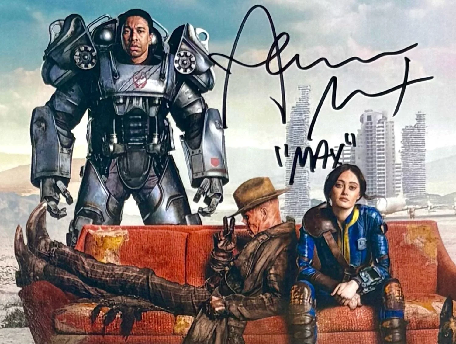 Aaron Moten Signed Photo Framed & COA Fallout Poster Autograph Auto Memorabilia, image 5