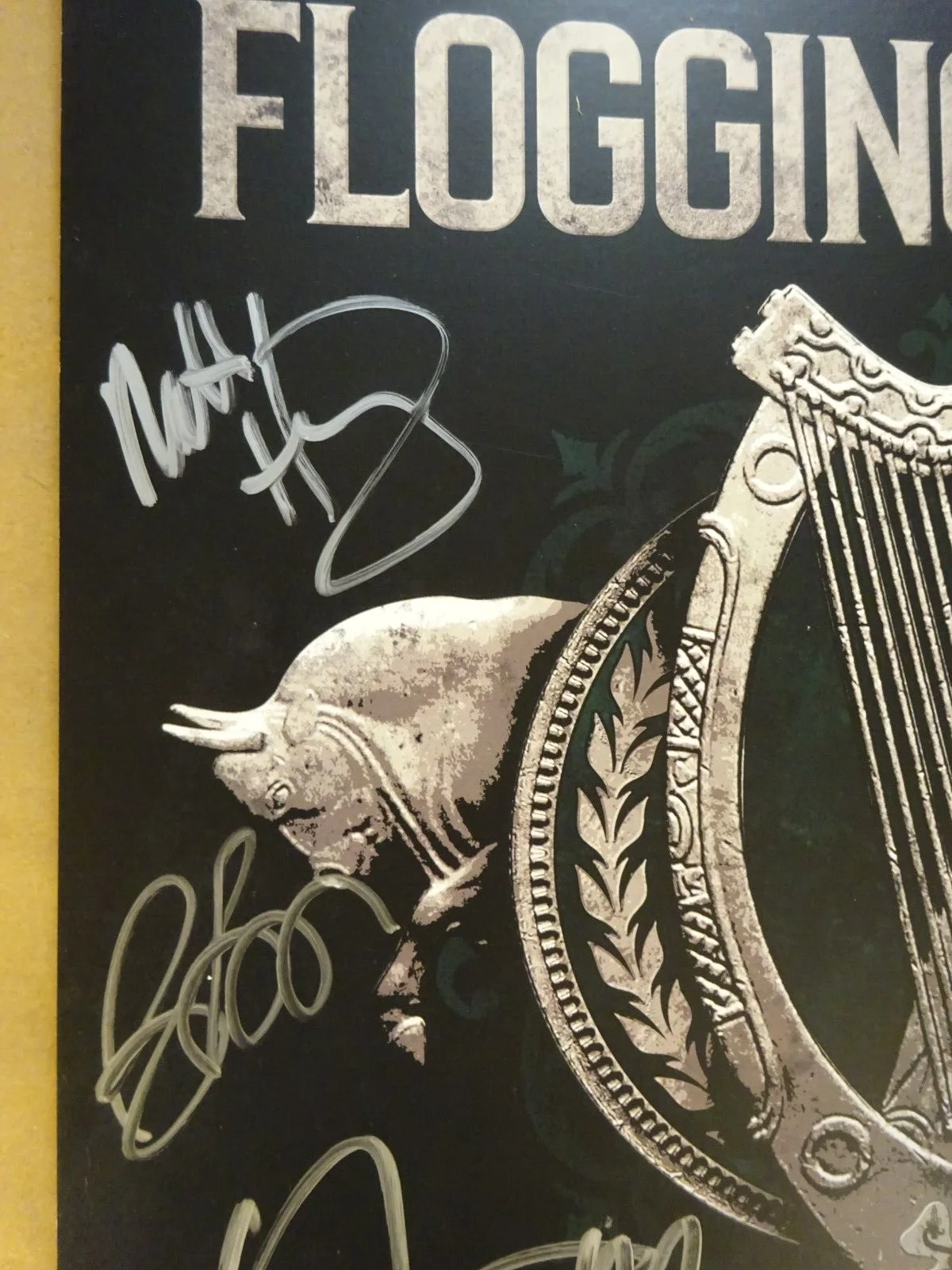 Autographed Flogging Molly Signed 12"x12" Album Flat / Photo Beckett BAS COA LOA, изображение 4