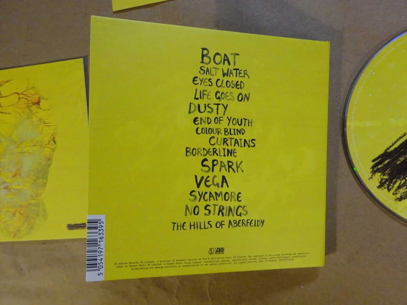 Autographed Ed Sheeran Signed Subtract CD Insert Beckett BAS COA, image 5