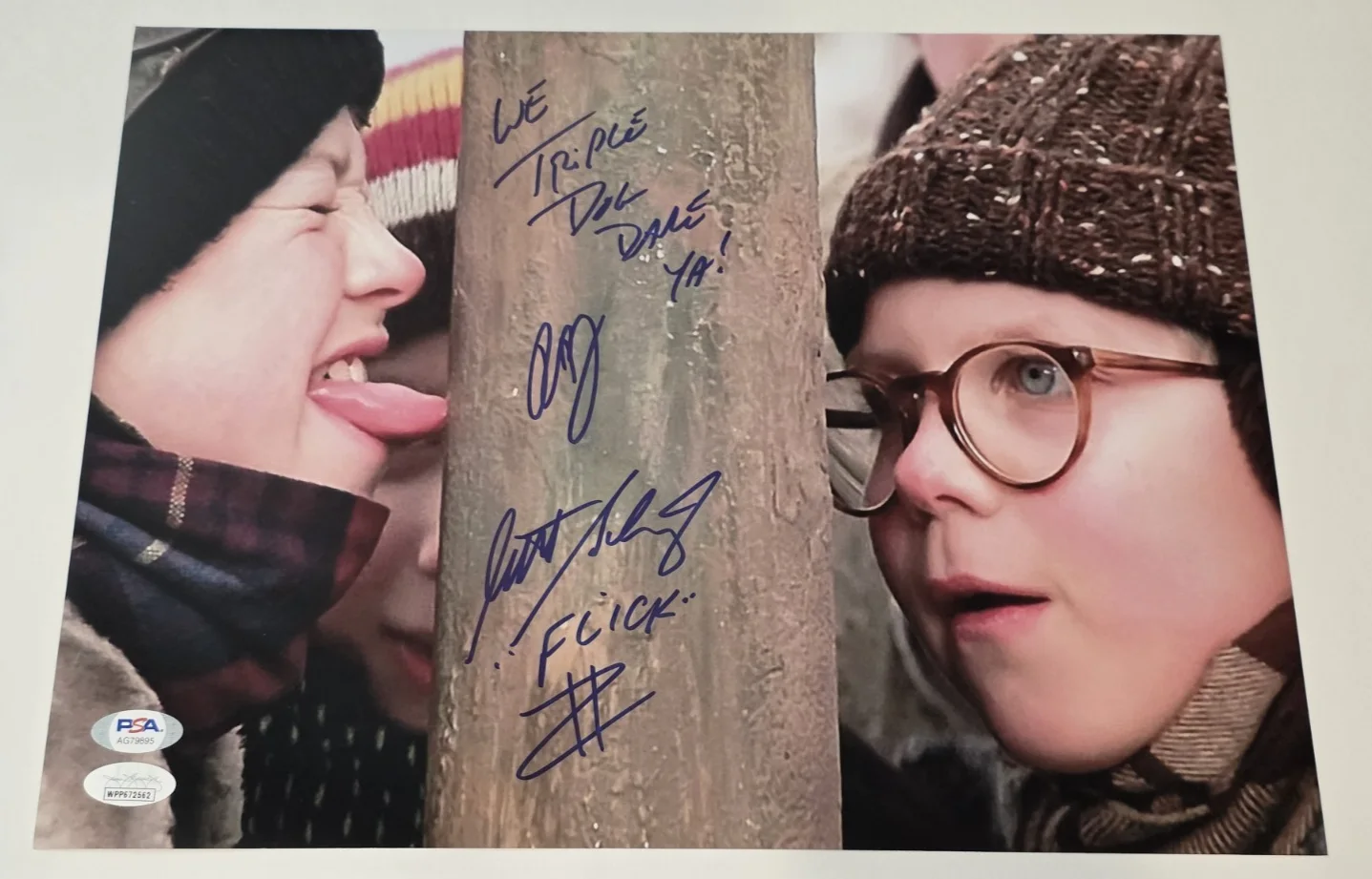 PETER BILLINGSLEY & SCOTT SWARTZ Signed 11x14 Photo-A CHRISTMAS STORY-PSA JSA, изображение 5