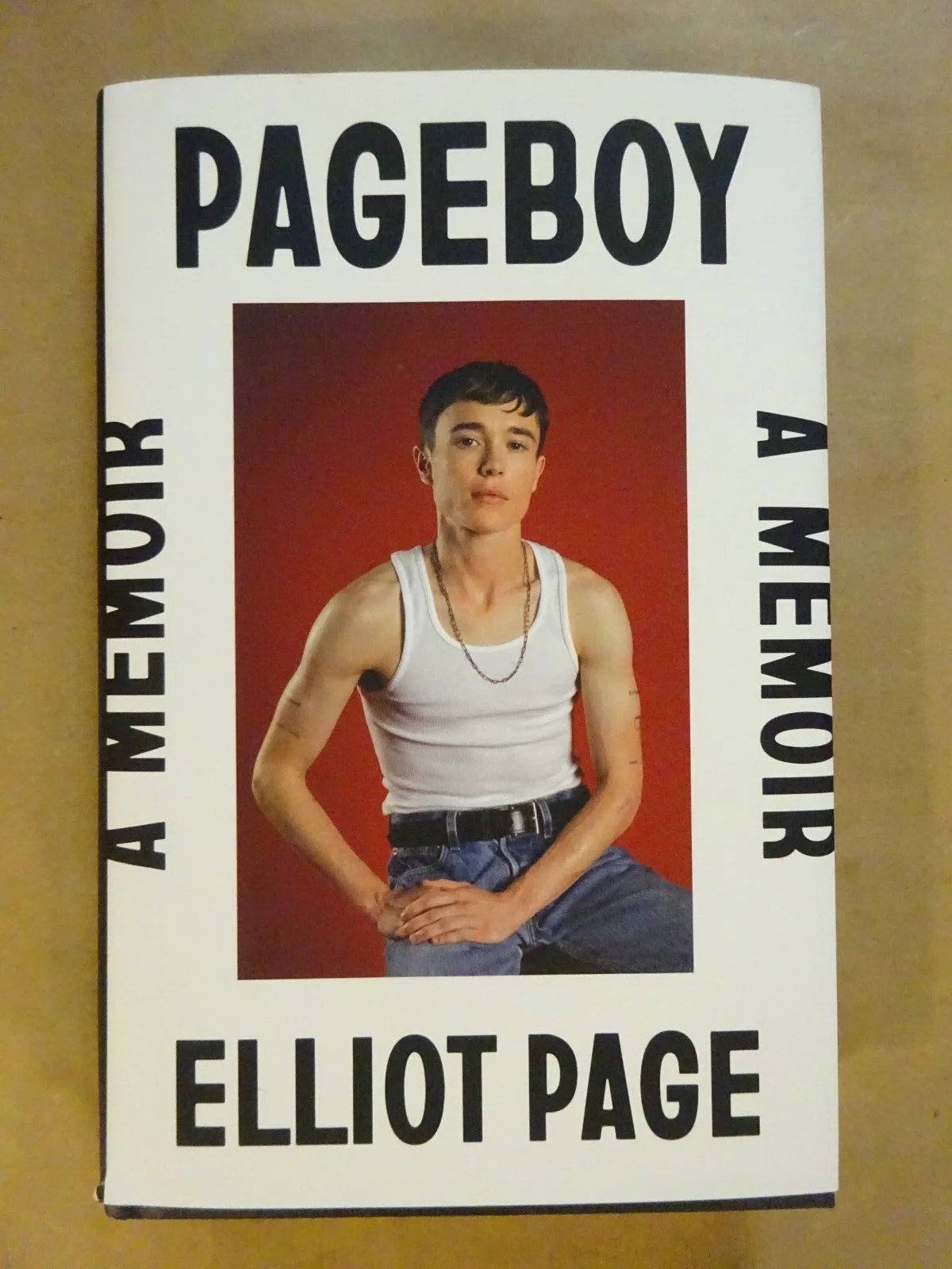 Elliot Page — Signed Pageboy Autographed Elliot Page Hardcover Memoir Book Beckett BAS COA
