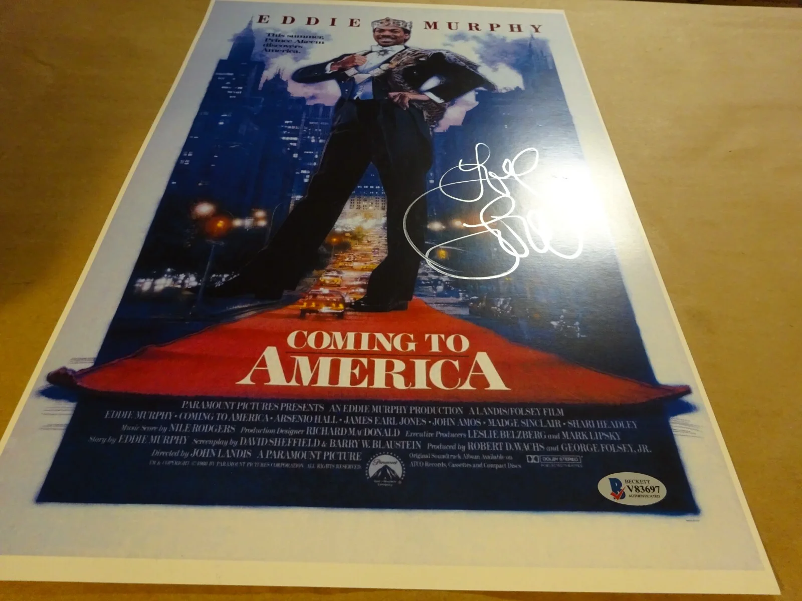 Louie Anderson — Signed Louie Anderson Autographed Coming To America Photo 11x17 Beckett BAS COA, изображение 3