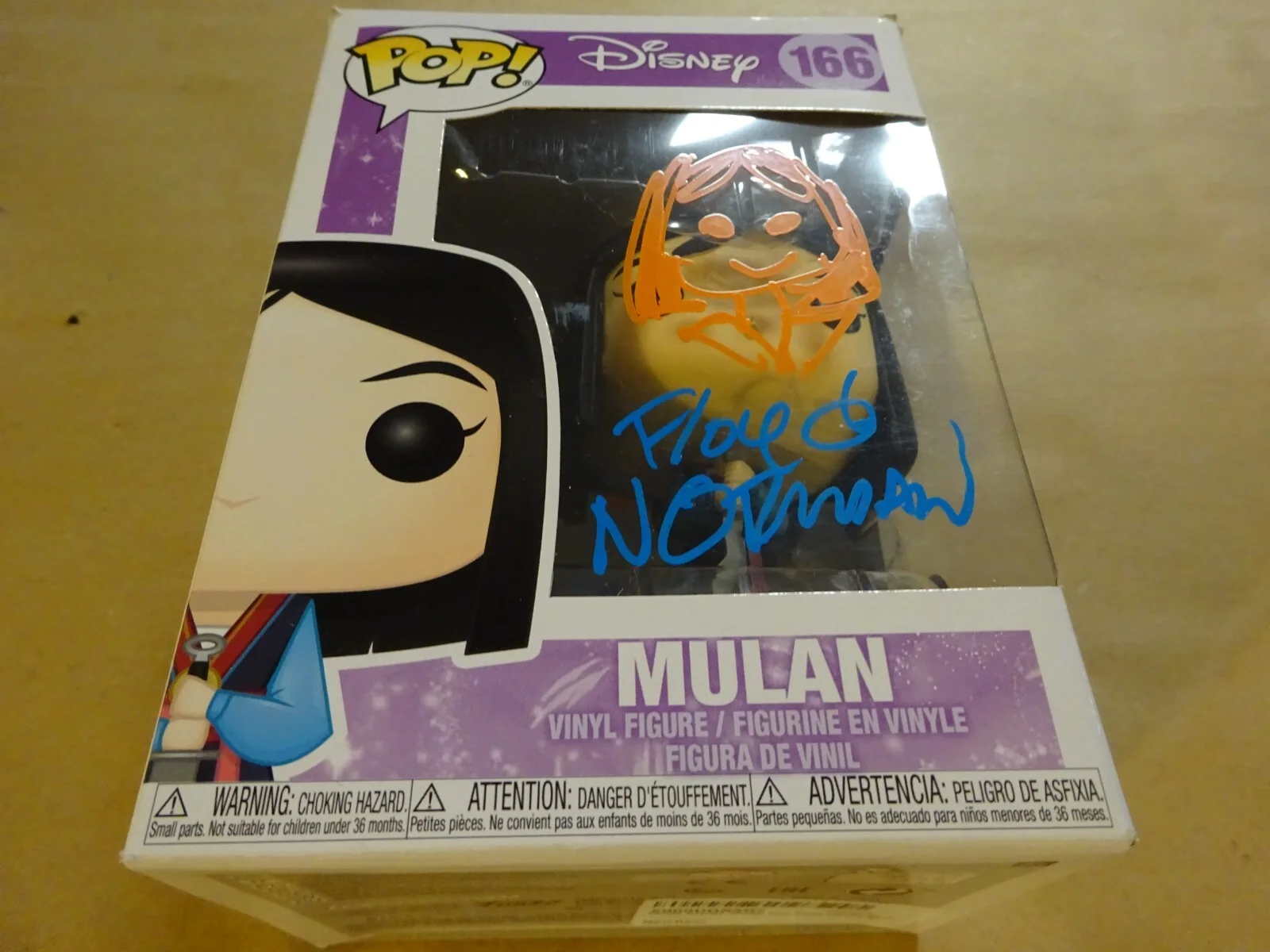Floyd Norman — Signed & Sketched Floyd Norman Autographed Disney Mulan Funko Pop Beckett COA, изображение 3