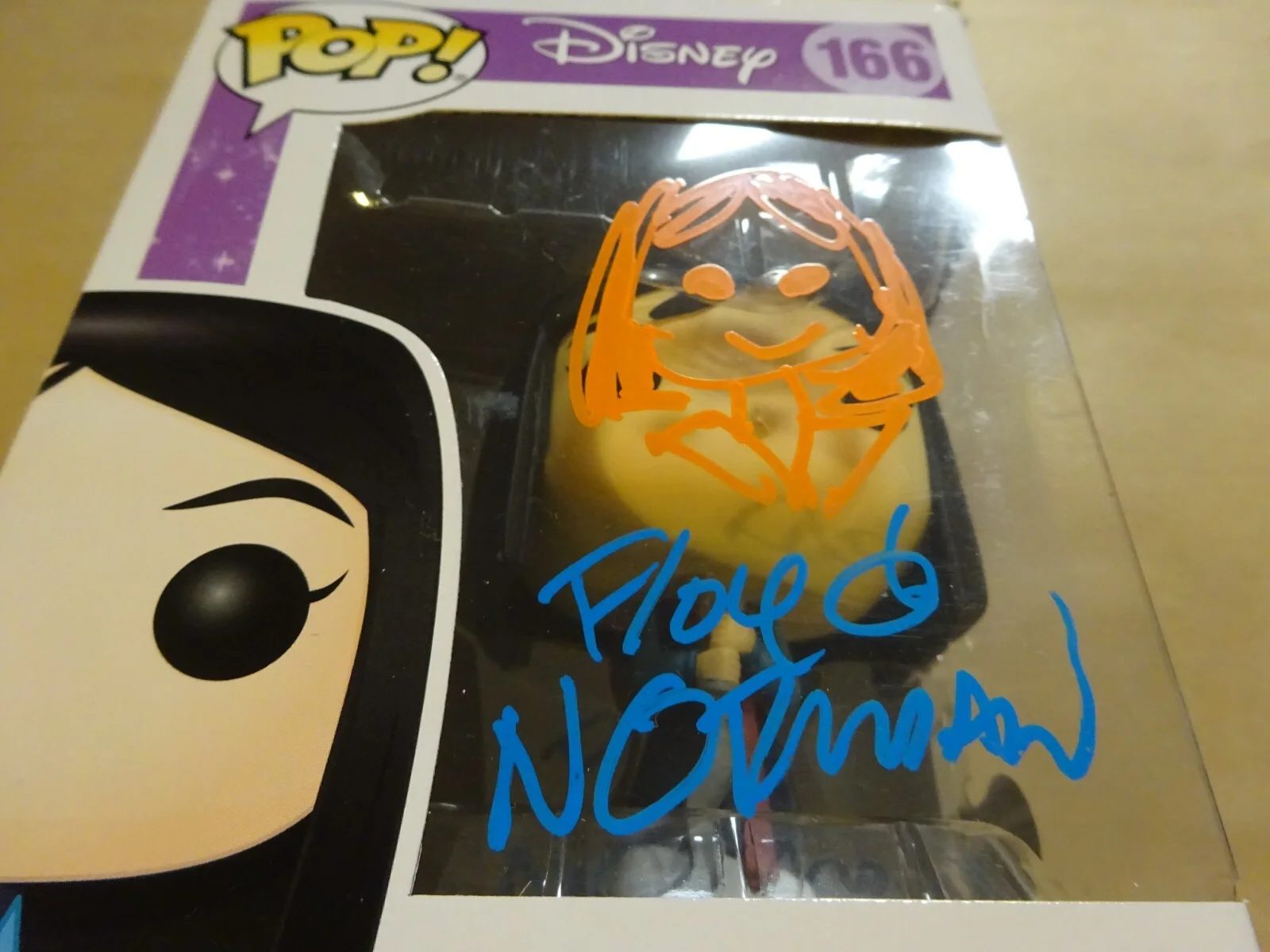 Floyd Norman — Signed & Sketched Floyd Norman Autographed Disney Mulan Funko Pop Beckett COA, изображение 5