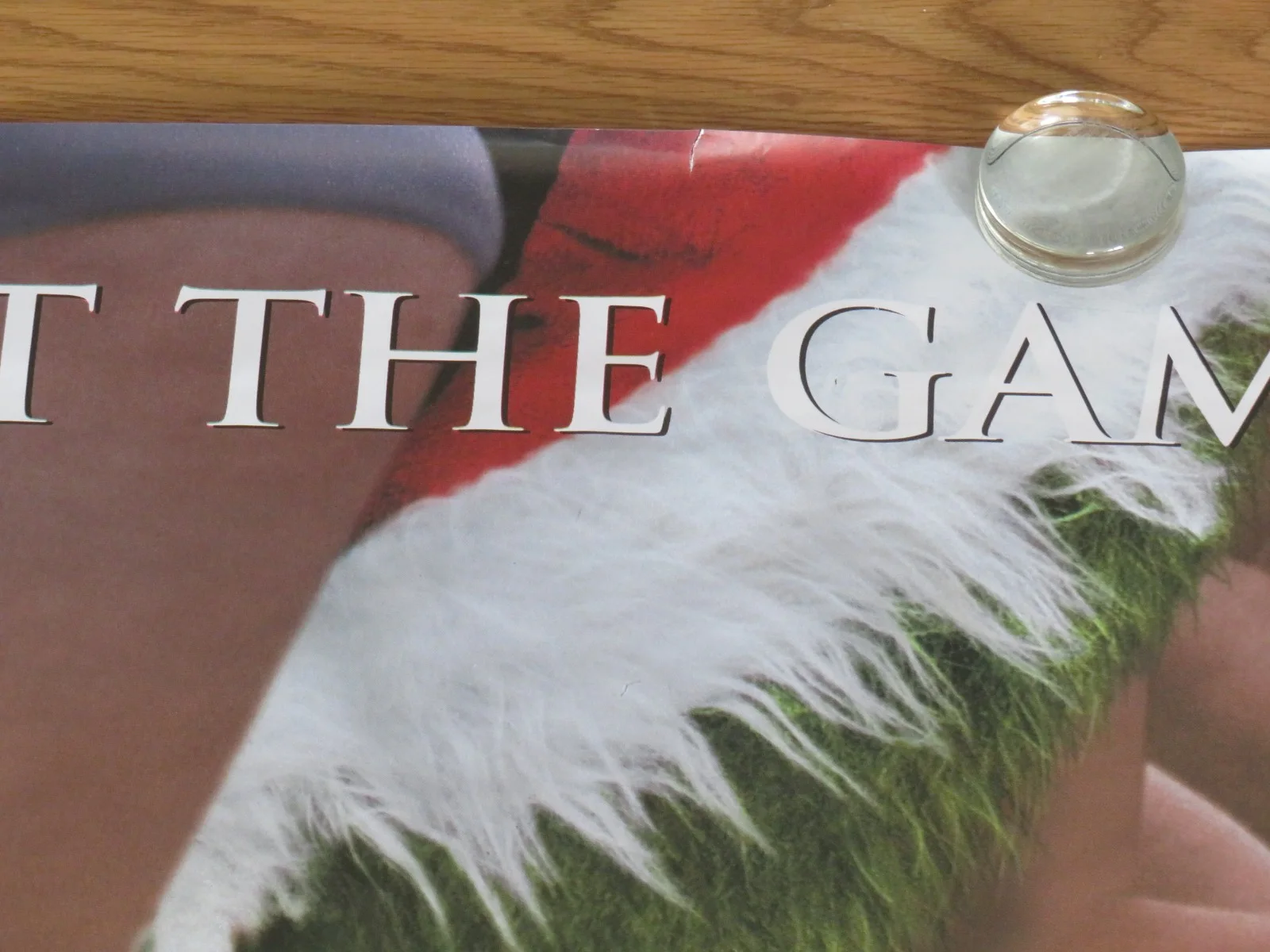 HOW THE GRINCH STOLE CHRISTMAS GENUINE OLYMPIC 2000 SUBWAY POSTER Jim Carrey WOW, изображение 4