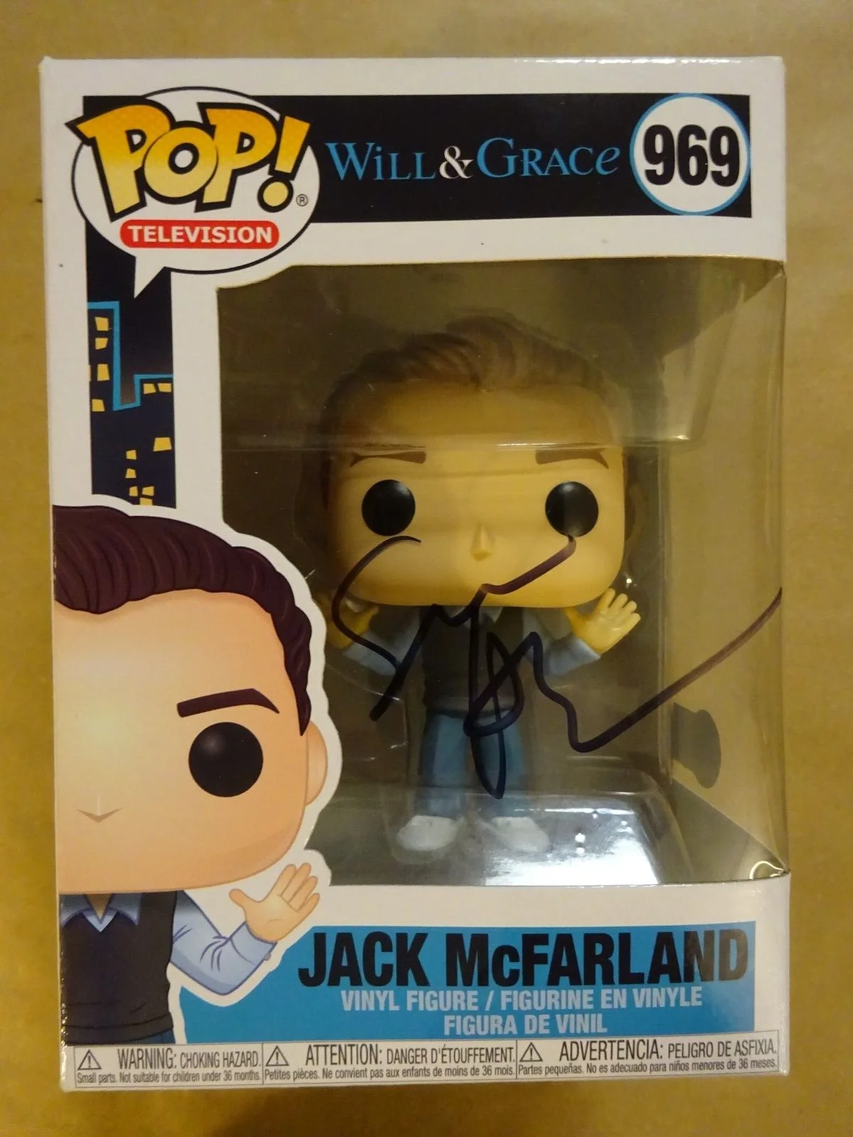 Sean Hayes — Signed Sean Hayes Autographed Funko Pop - Jack McFarland Will & Grace BAS COA