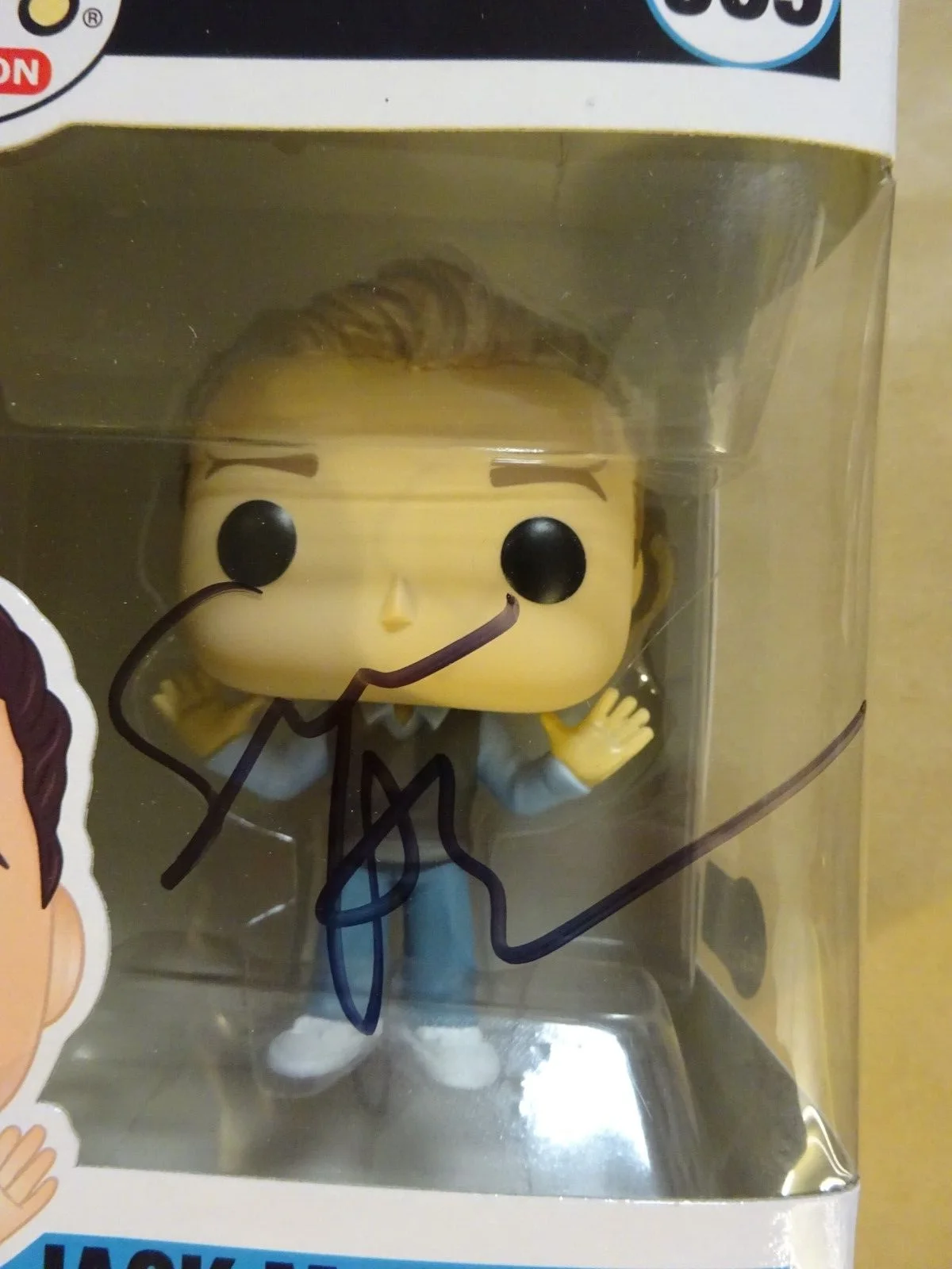 Sean Hayes — Signed Sean Hayes Autographed Funko Pop - Jack McFarland Will & Grace BAS COA, изображение 3