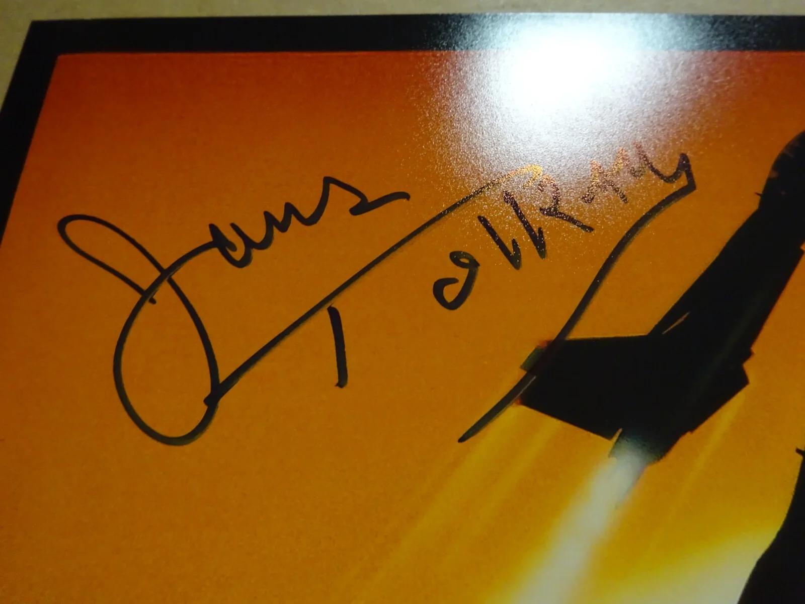 James Tolkan — Signed James Tolkan Autographed 11"x17" Top Gun Photo Beckett BAS COA, изображение 4