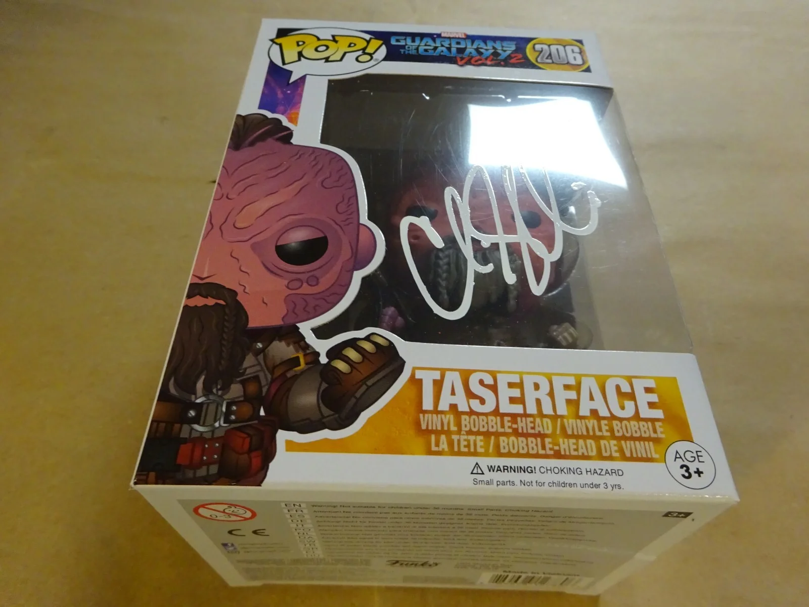 Chris Sullivan — Signed Chris Sullivan - Funko Pop - Taserface Guardians Of The Galaxy BAS COA, image 2