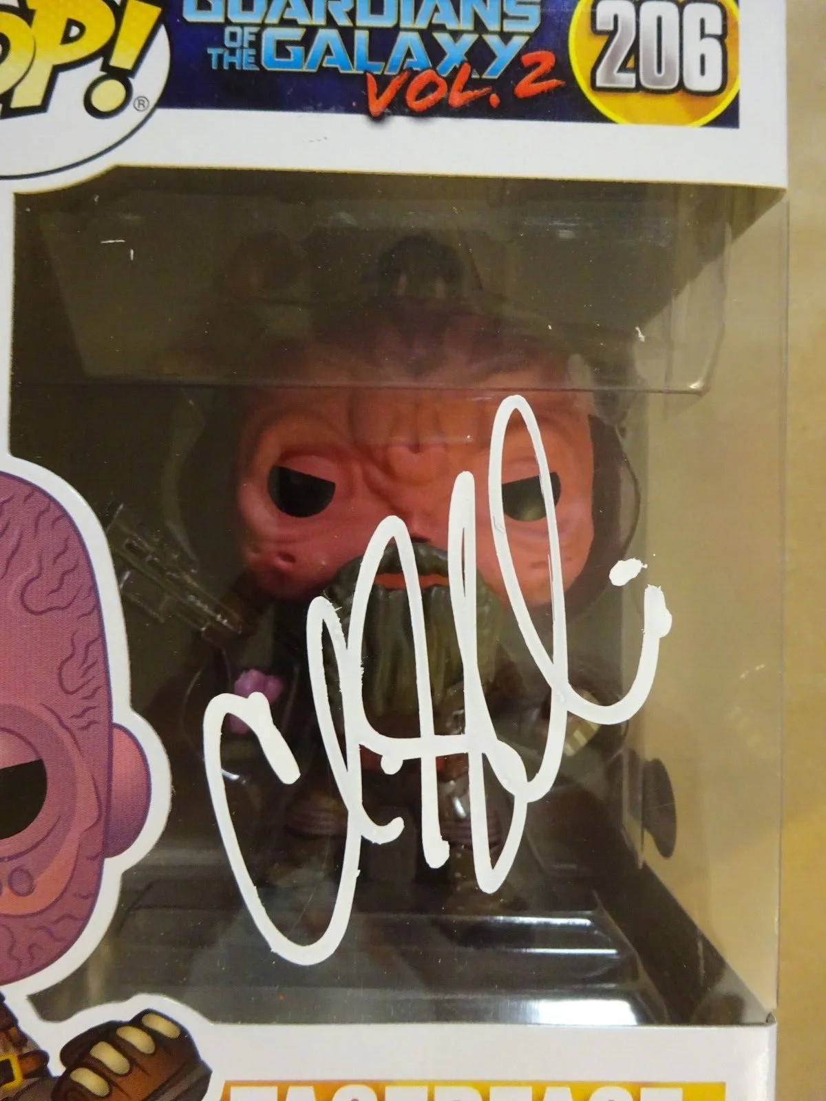 Chris Sullivan — Signed Chris Sullivan - Funko Pop - Taserface Guardians Of The Galaxy BAS COA, image 3