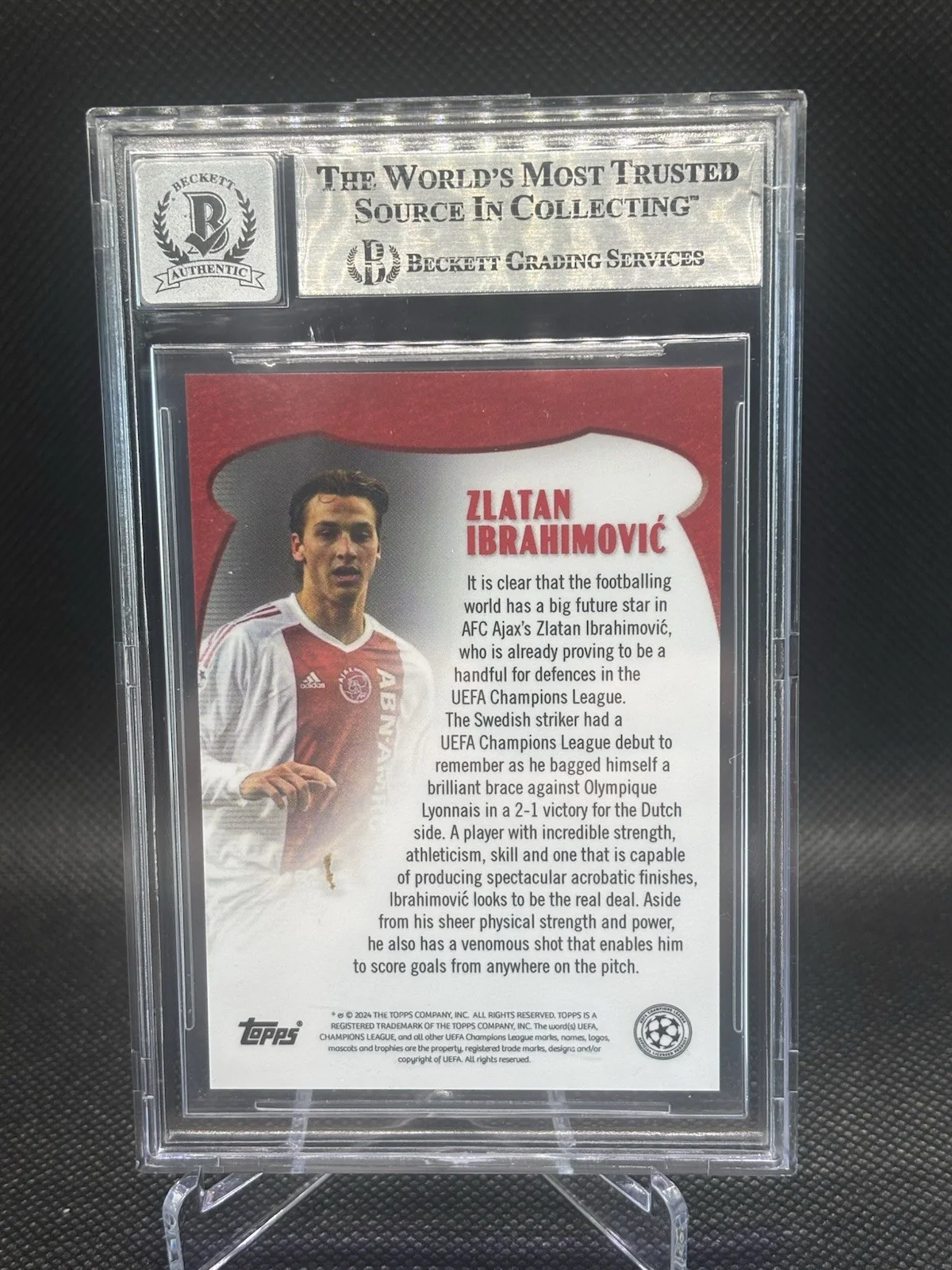 Zlatan Brahimovic — ZLATAN BRAHIMOVIC SIGNED 2023-24 LOST ROOKIES CARD AUTO 10 BECKETT, image 2
