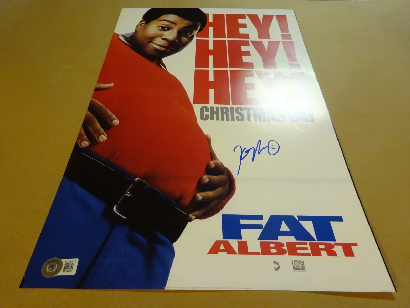 Kenan Thompson — Signed KENAN THOMPSON Autographed FAT ALBERT 11"x17" Photo Beckett BAS COA, изображение 2