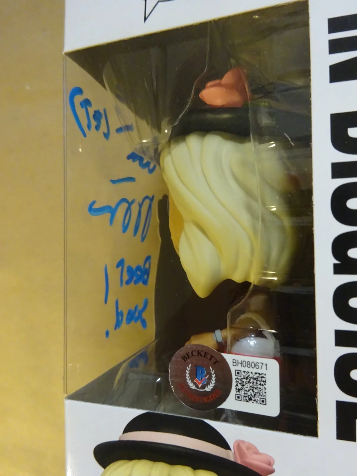 Signed Matthew DeMeritt Autographed E.T. In Disguise 1254 Funko Pop Beckett COA, image 5