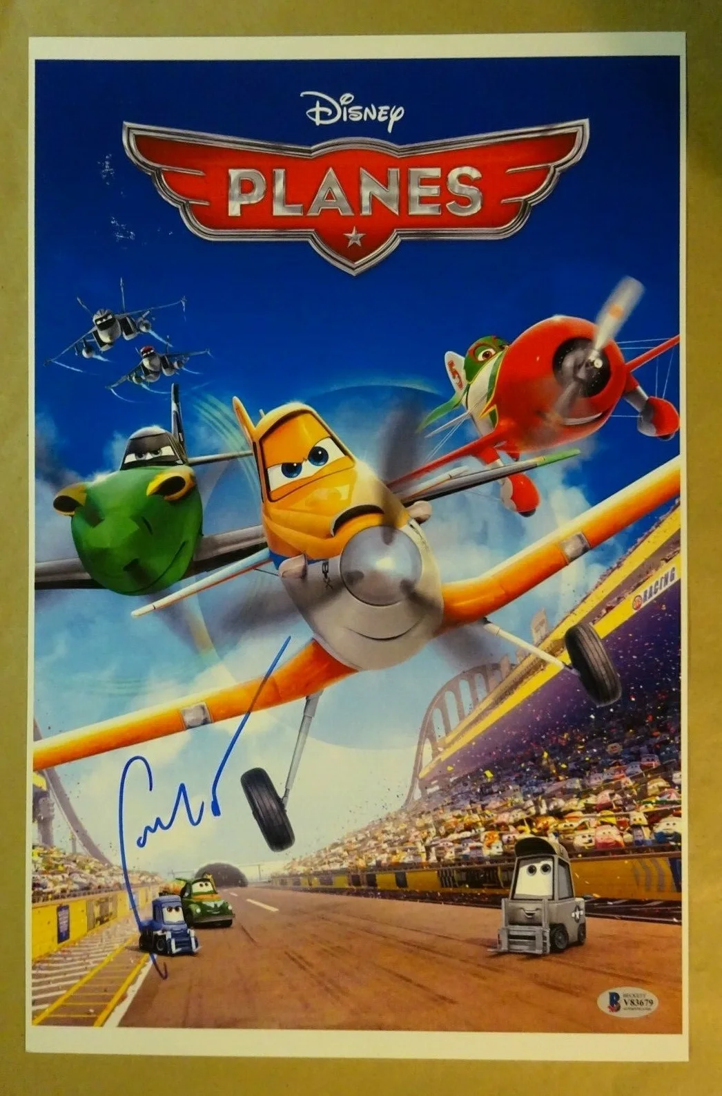 Sinbad — Signed SINBAD Autographed Disney PLANES 11"x17" Photo BECKETT BAS COA, image 2