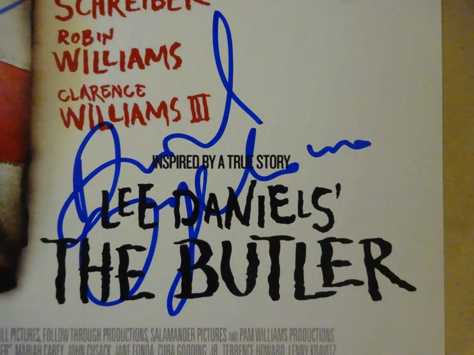 Lee Daniels, Liev Schreiber, David Oyelowo — Signed LEE DANIELS' THE BUTLER 11x17 Photo Autographed By 3 BECKETT COA LOA, изображение 4