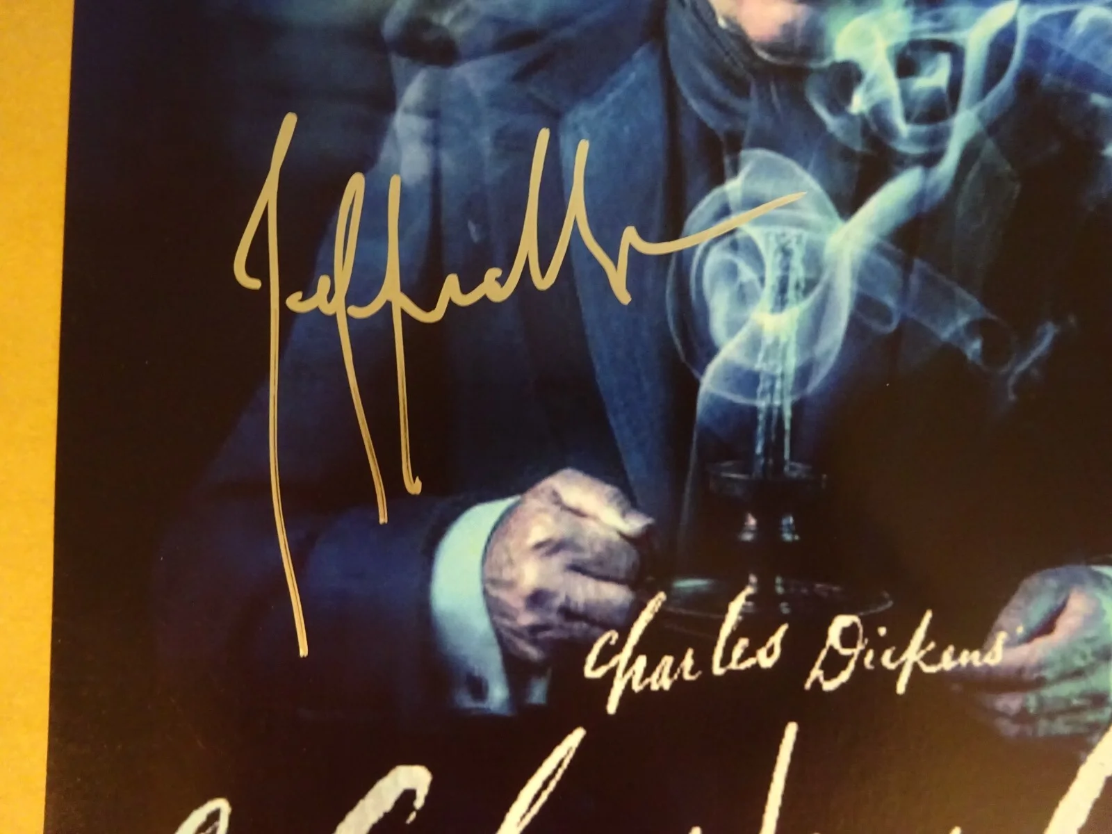 Jefferson Mays — Signed JEFFERSON MAYS Autographed A Christmas Carol 11x17 Photo Beckett BAS COA, image 3