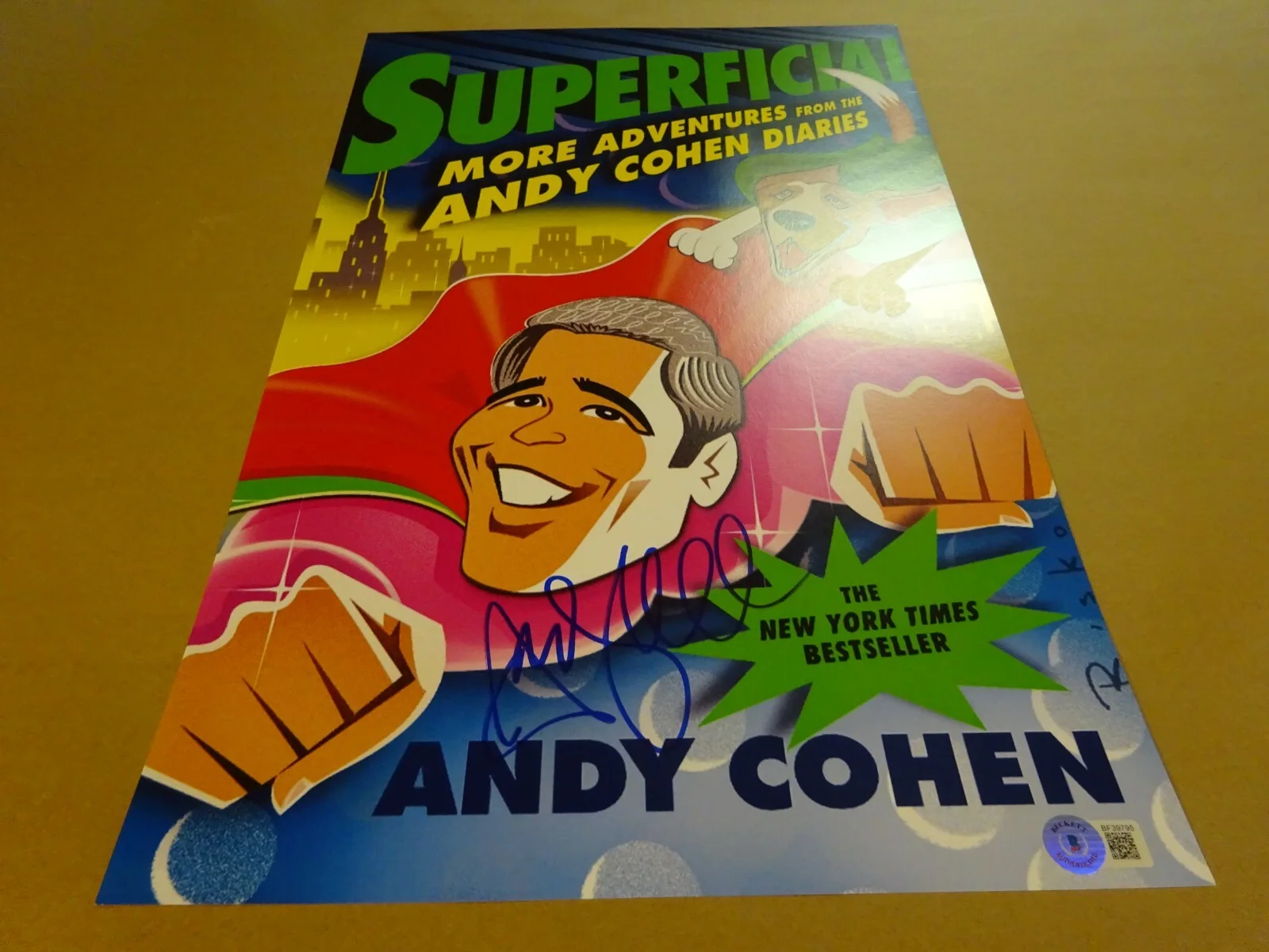 Andy Cohen — Signed ANDY COHEN Autographed TV / Radio Host 11"x17" Photo Beckett BAS COA, изображение 2
