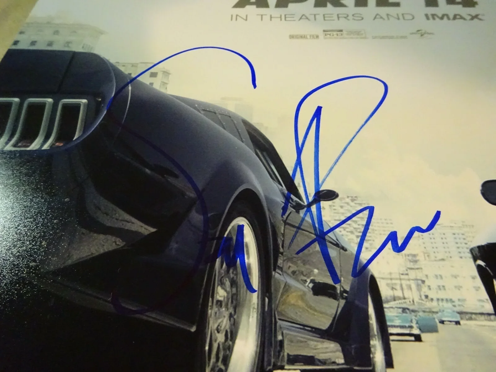 Scott Eastwood — Signed SCOTT EASTWOOD Autographed Fate Of The Furious 12"x18" Photo BECKETT COA, изображение 4