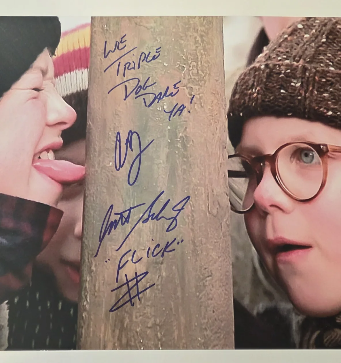 PETER BILLINGSLEY & SCOTT SWARTZ Signed 11x14 Photo-A CHRISTMAS STORY-PSA JSA, изображение 2