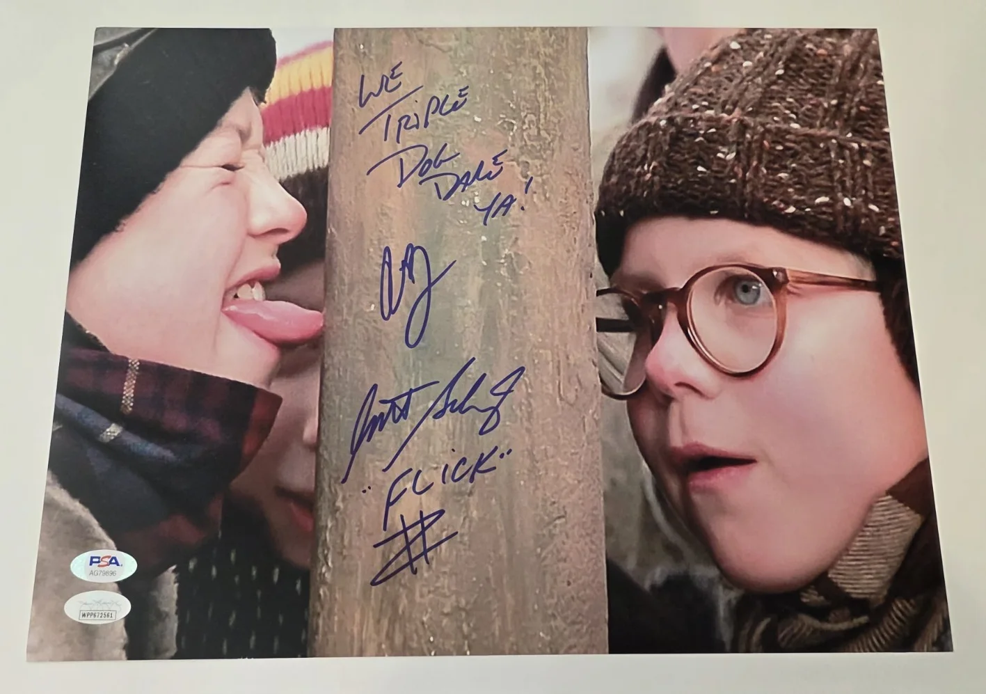 PETER BILLINGSLEY & SCOTT SWARTZ Signed 11x14 Photo-A CHRISTMAS STORY-PSA JSA, изображение 5