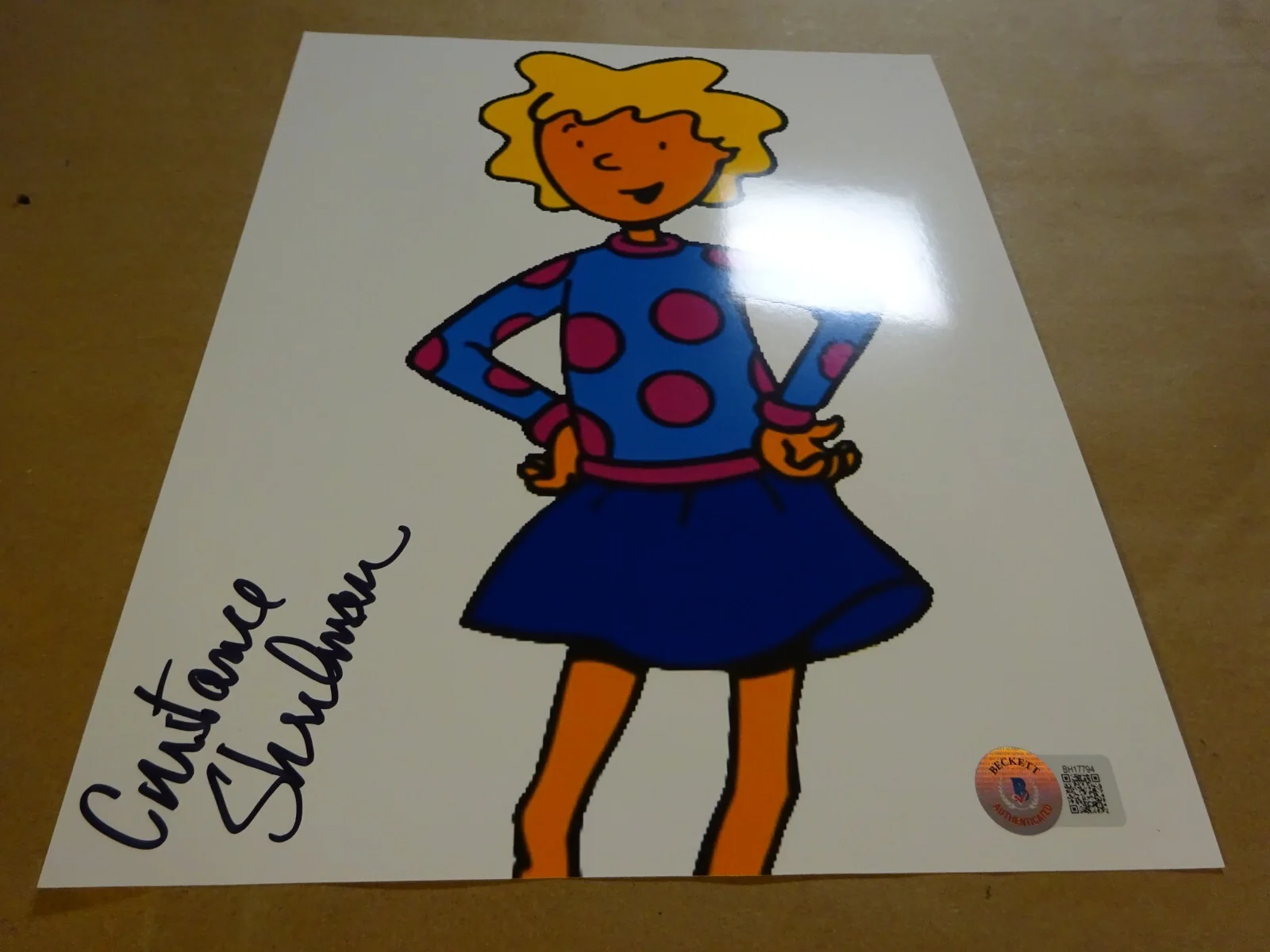 Constance Shulman — Signed Constance Shulman Autographed 8"x10" Patti Mayonnaise Photo Beckett COA, изображение 2