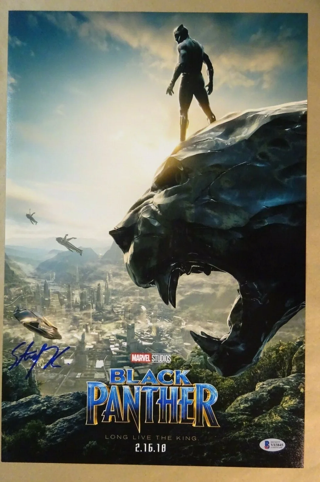 Sterling K Brown — Signed STERLING K BROWN Autographed Black Panther 12"x18" Photo BECKETT BAS COA, image 2