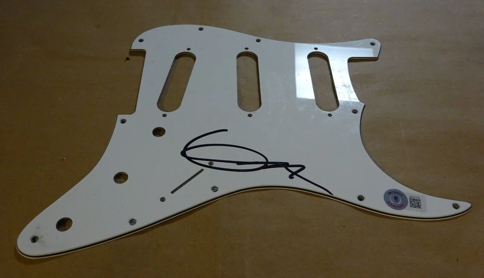 Autographed GZA Signed Pick Guard Rapper Wu Tang Clan Beckett BAS COA, image 2