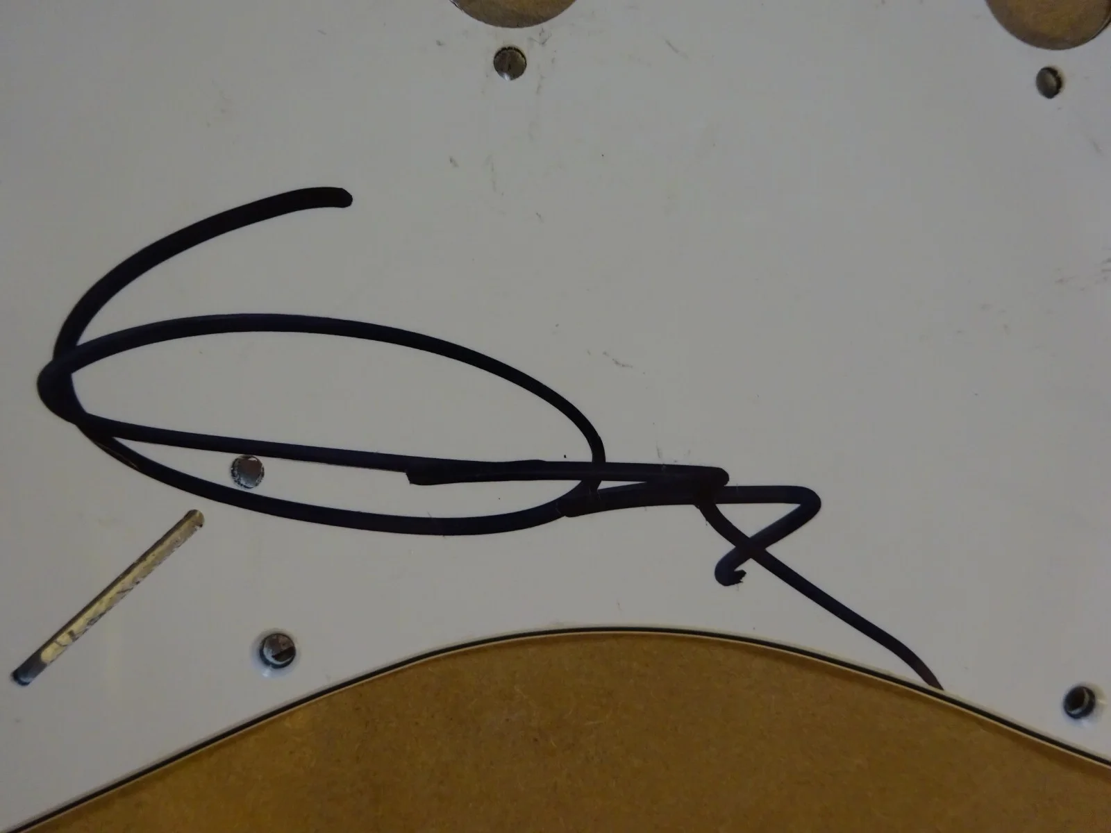 Autographed GZA Signed Pick Guard Rapper Wu Tang Clan Beckett BAS COA, image 3