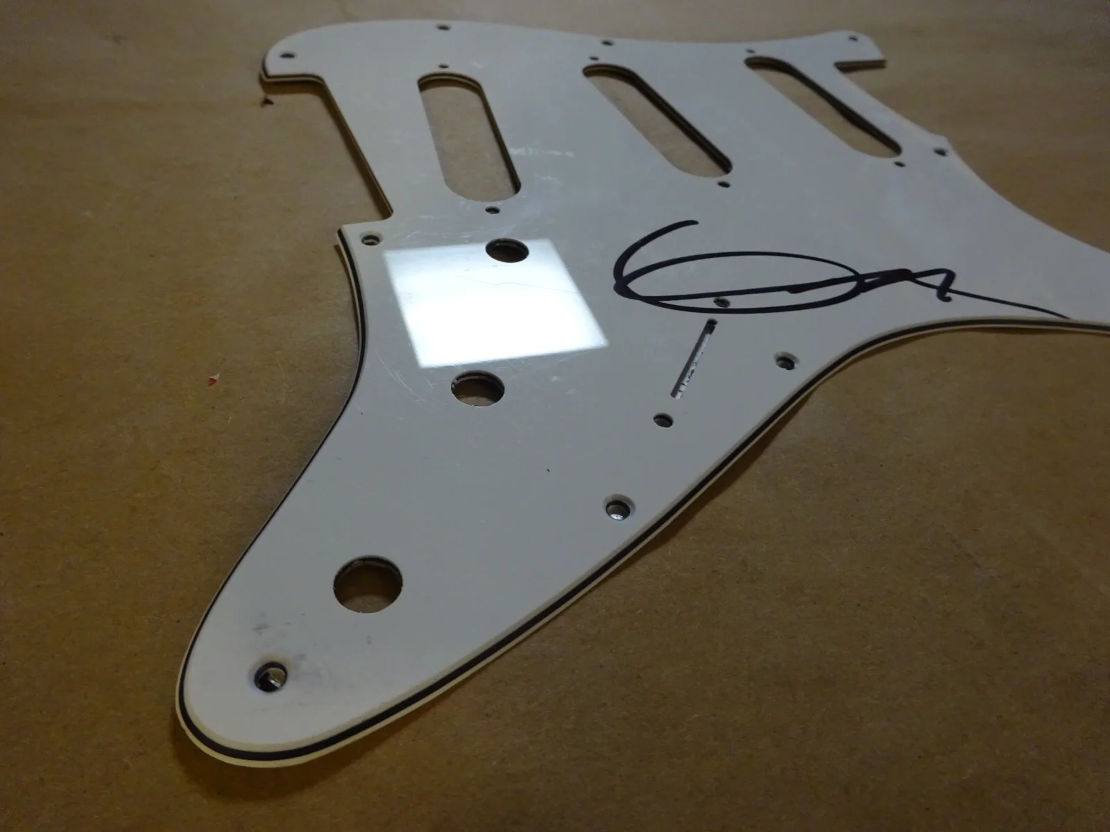 Autographed GZA Signed Pick Guard Rapper Wu Tang Clan Beckett BAS COA, image 5