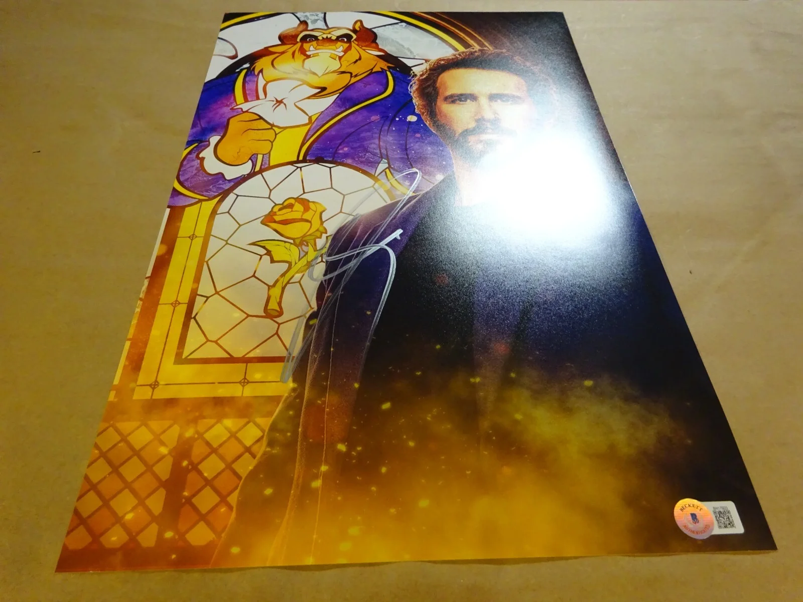 Signed Josh Groban Autographed 11x17 Beauty and the Beast Photo Beckett BAS COA, изображение 2