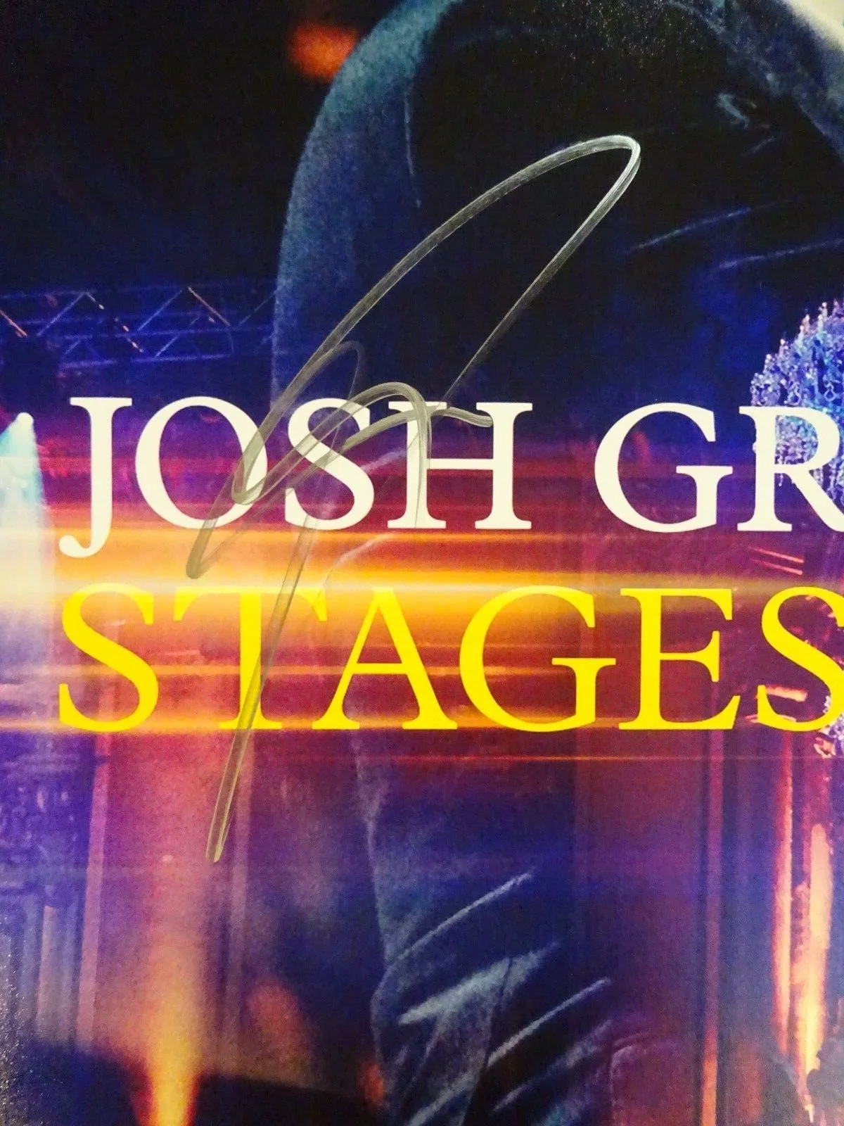 Signed Josh Groban Autographed 11"x17" Stages Live Photo Beckett BAS COA, image 3