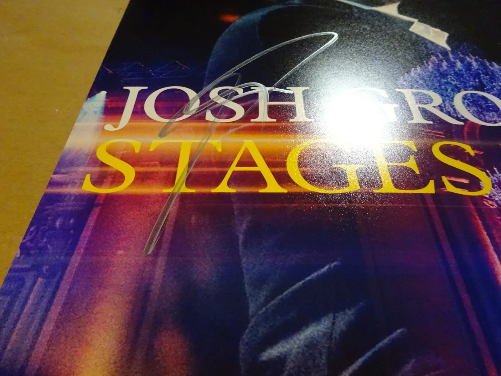 Signed Josh Groban Autographed 11"x17" Stages Live Photo Beckett BAS COA, image 4