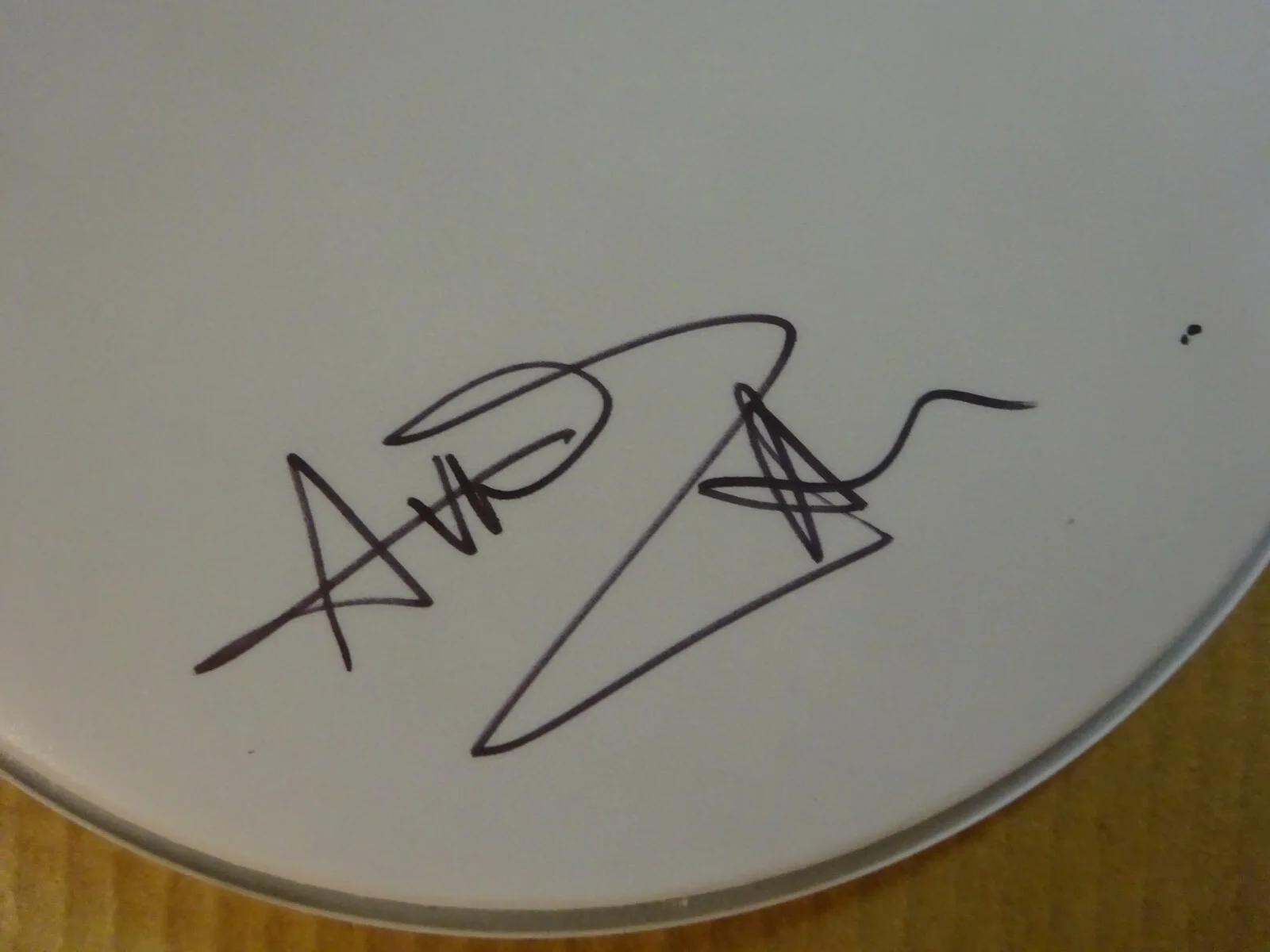 Autographed AVRIL LAVIGNE Signed 10" Drum Head Pop Singer BECKETT COA, image 3