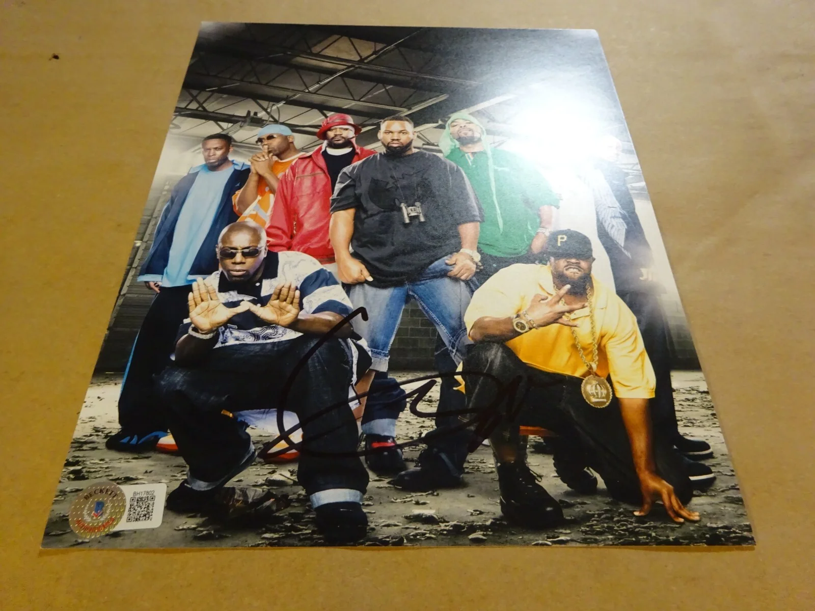 Autographed GZA Signed 8"x10" Wu Tang Clan Photo Beckett BAS COA, image 2