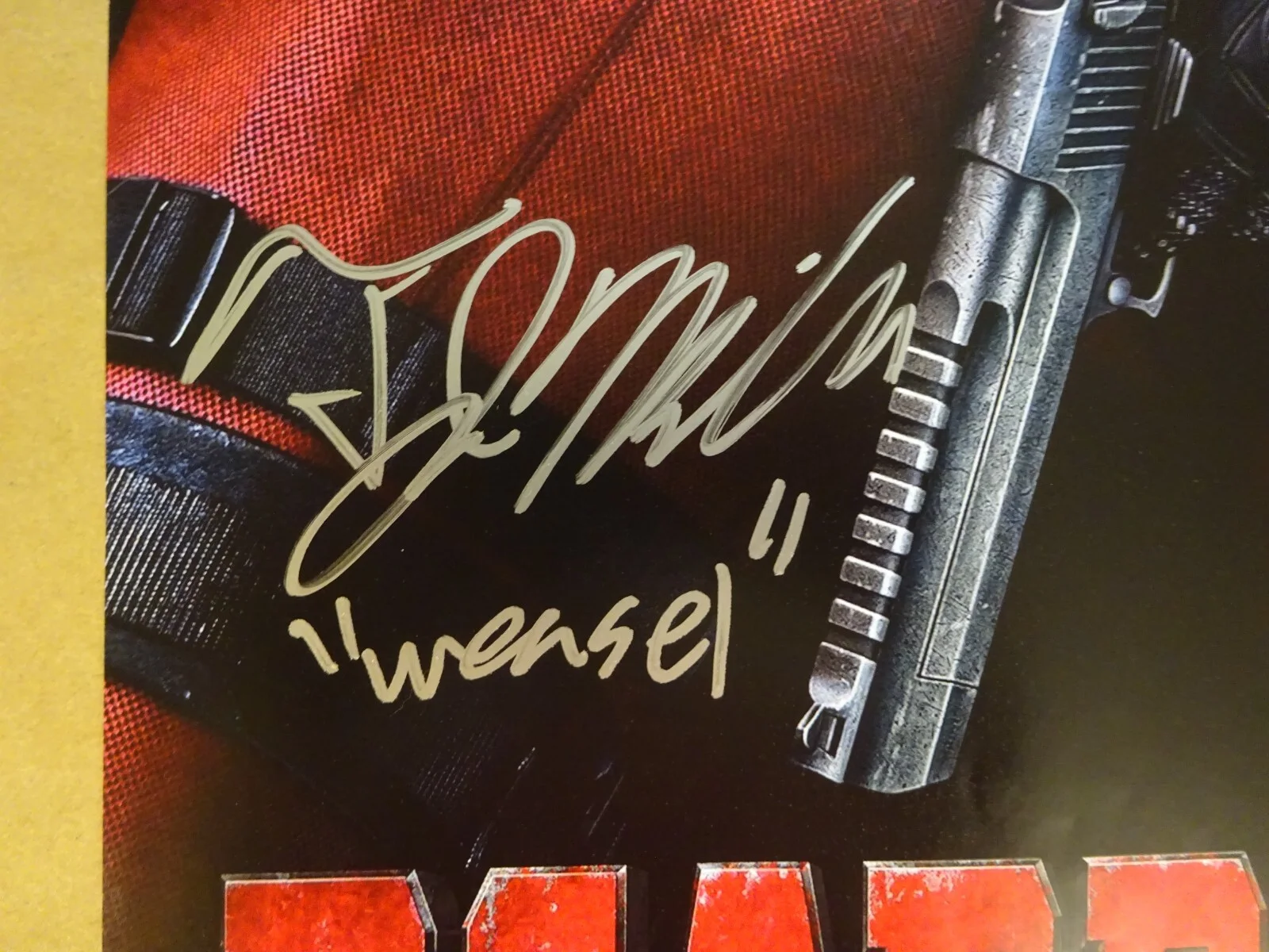 TJ Miller — Signed TJ Miller Autographed 11"x17" Deadpool Photo Beckett BAS COA, изображение 3