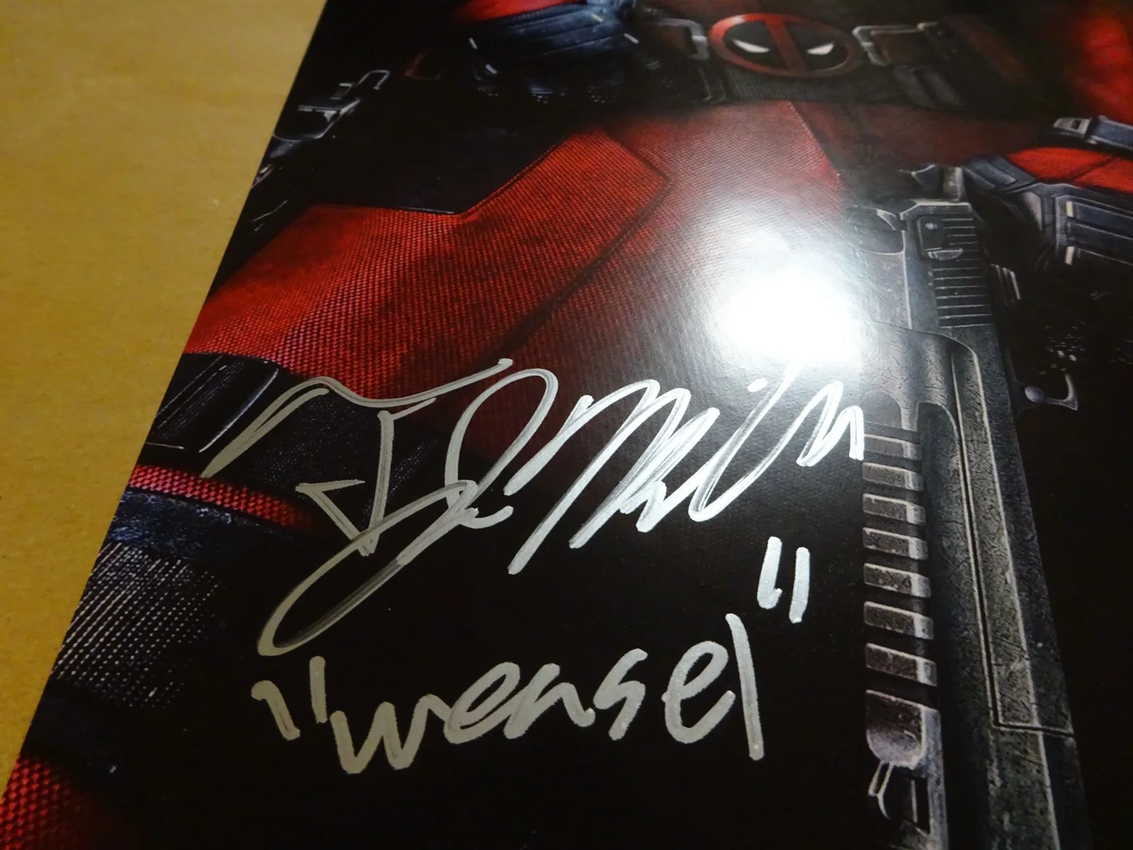 TJ Miller — Signed TJ Miller Autographed 11"x17" Deadpool Photo Beckett BAS COA, изображение 4