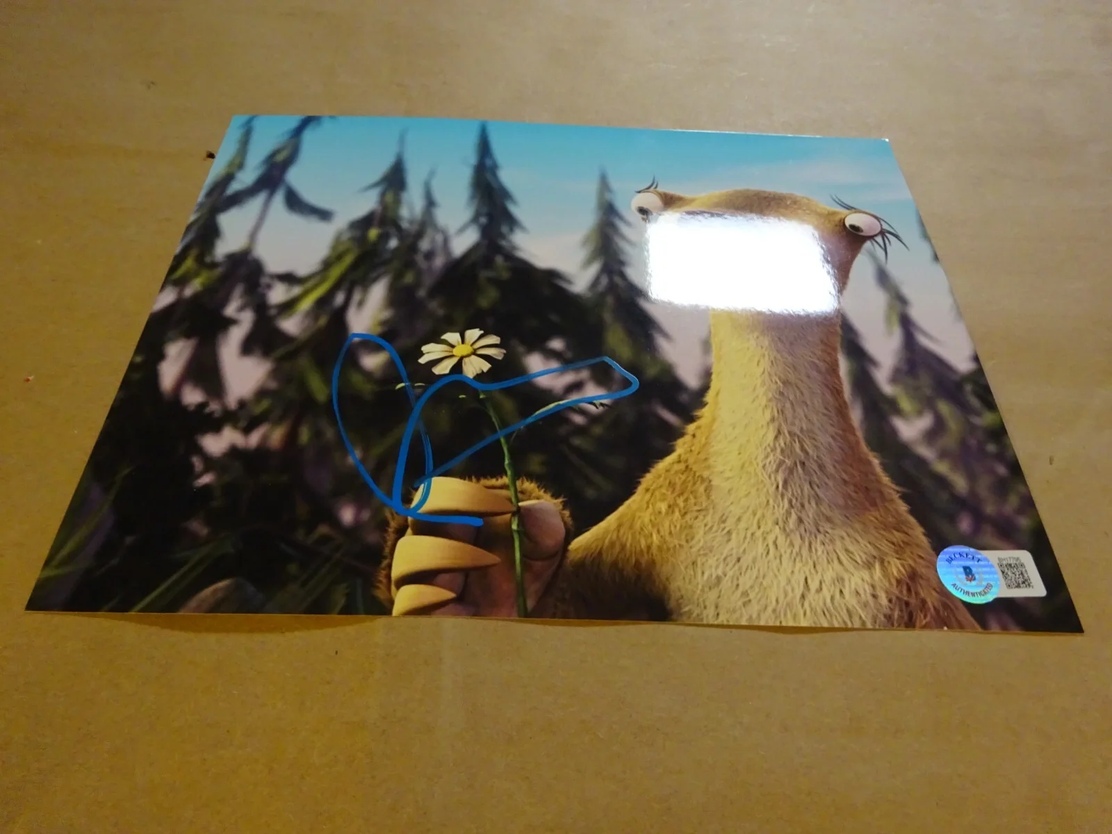 John Leguizamo — Signed John Leguizamo Autographed 8"x10" Sid Ice Age Photo Beckett BAS COA, image 2