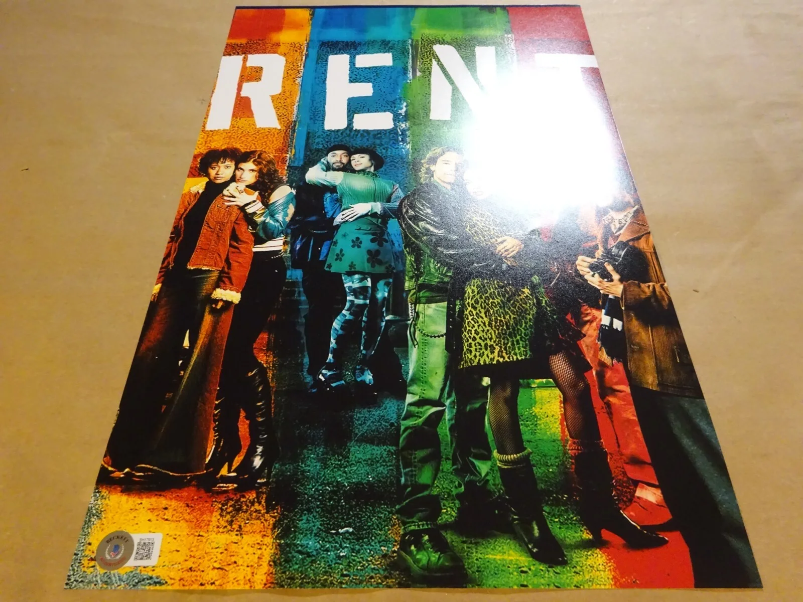 Anthony Rapp — Signed Anthony Rapp Autographed 11"x17" RENT Photo Beckett BAS COA, изображение 2