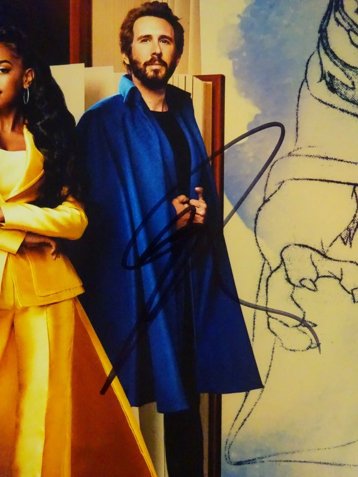 Signed Josh Groban Autographed 11x17 Beauty and the Beast Photo Beckett BAS COA, изображение 3