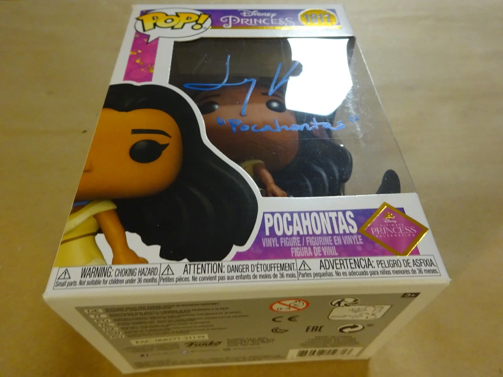 Judy Kuhn — Signed Judy Kuhn Autographed Pocahontas #1017 Funko Pop Beckett BAS COA, изображение 2