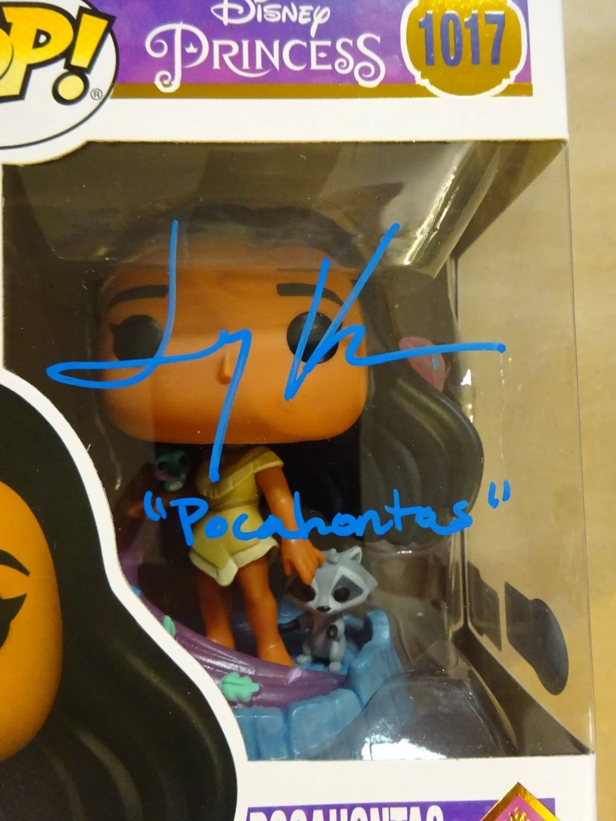 Judy Kuhn — Signed Judy Kuhn Autographed Pocahontas #1017 Funko Pop Beckett BAS COA, изображение 3