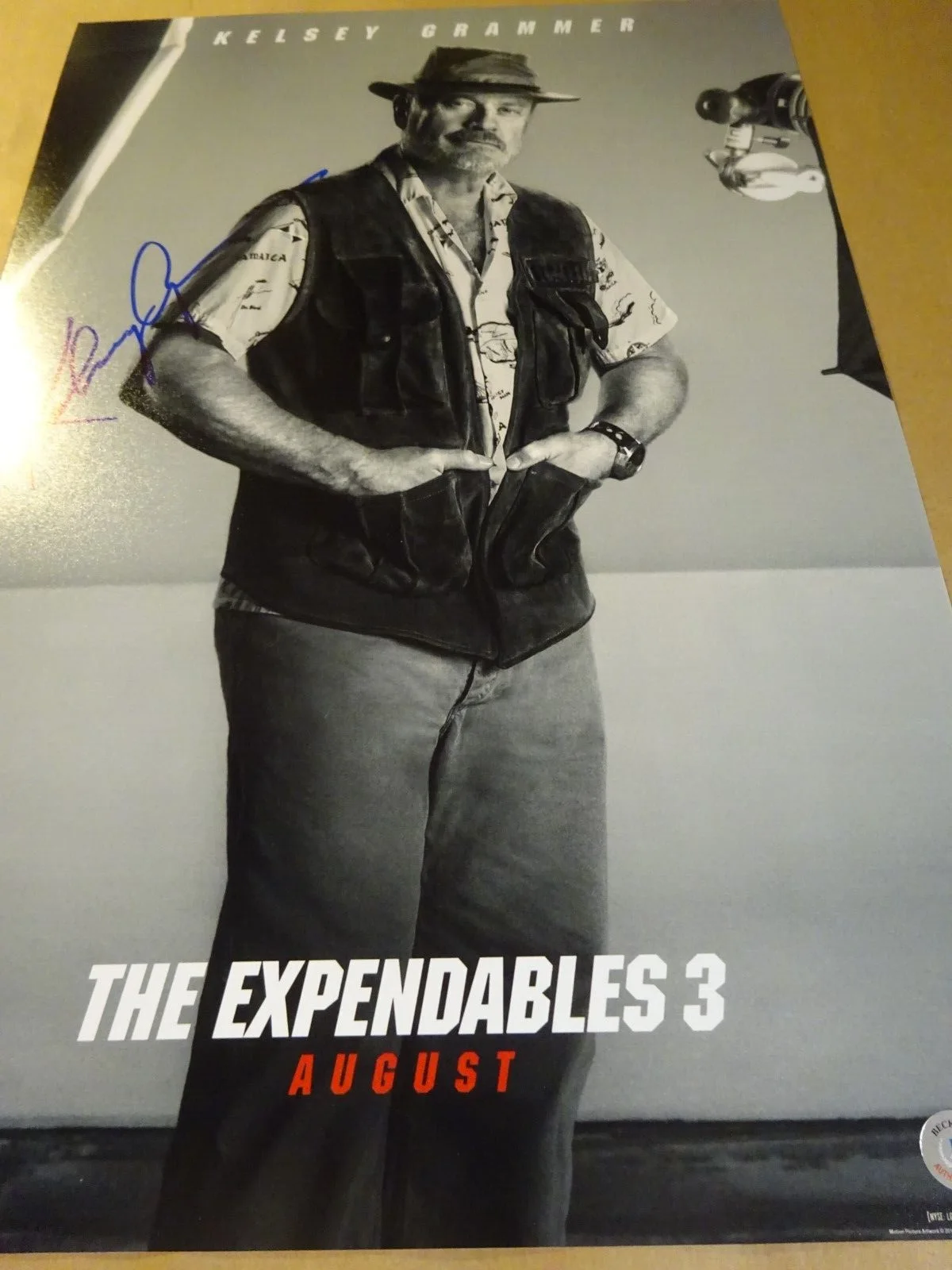 Kelsey Grammer — Signed Kelsey Grammer Autographed 12X18 The Expendables 3 Photo Beckett BAS COA, изображение 2