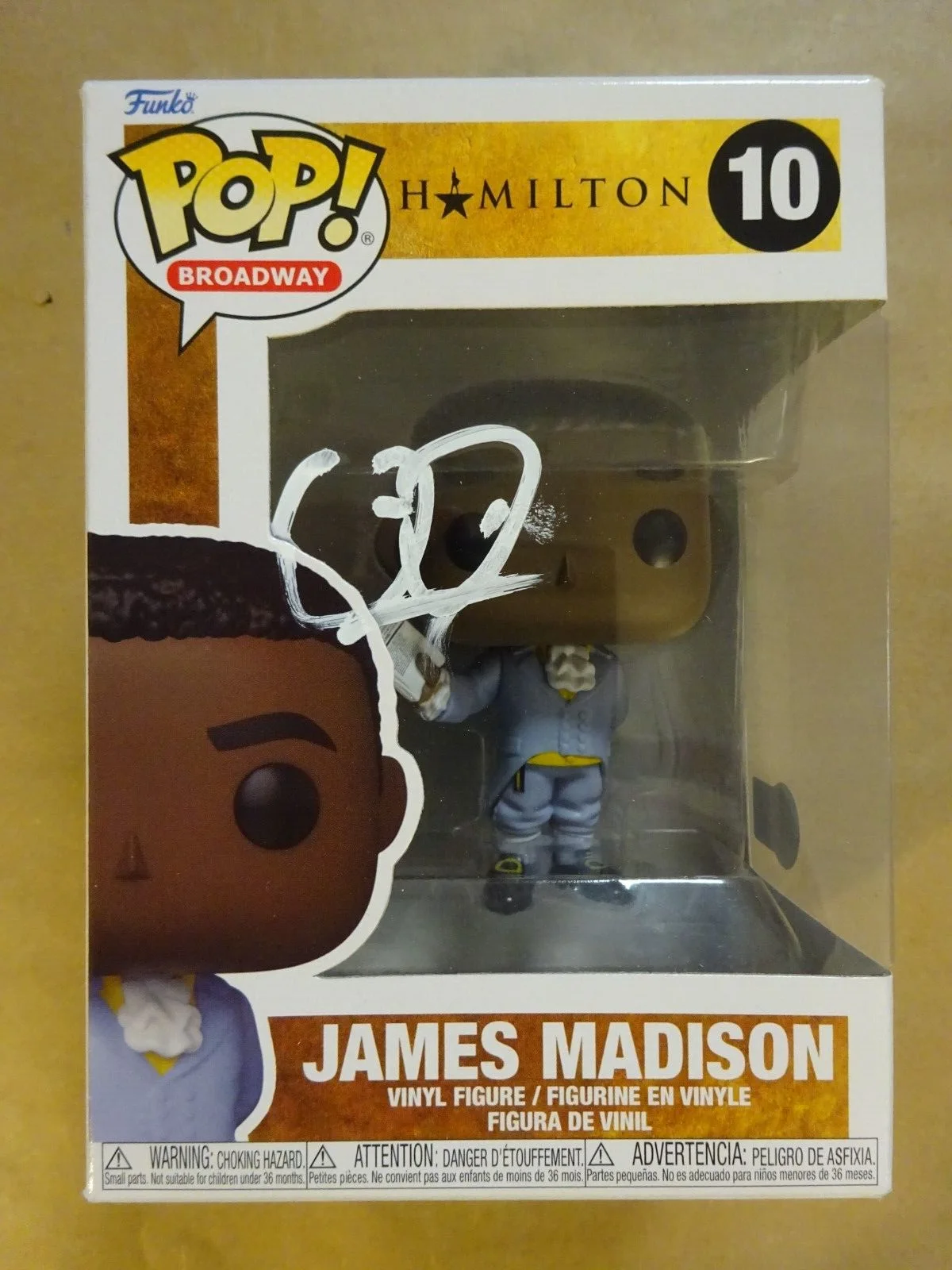 Okieriete Onaodowan — Autographed Okieriete Onaodowan Signed James Madison Hamilton Funko Pop BAS COA
