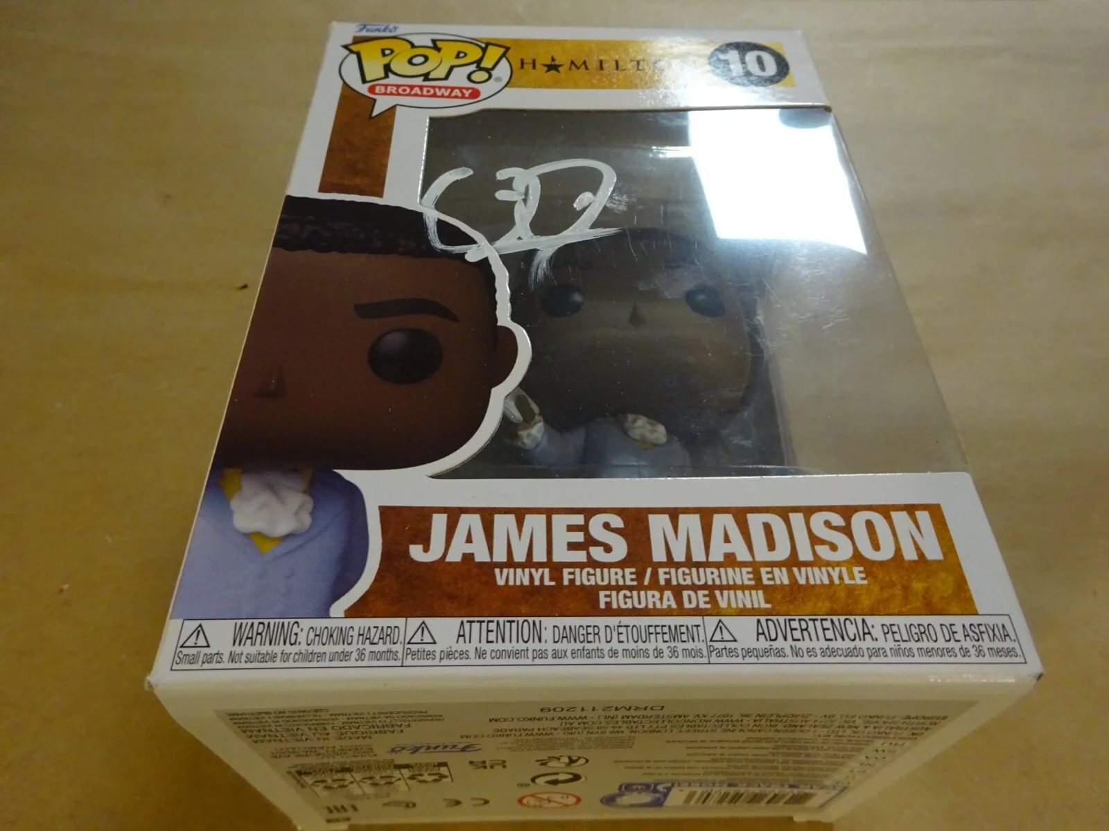 Okieriete Onaodowan — Autographed Okieriete Onaodowan Signed James Madison Hamilton Funko Pop BAS COA, image 2