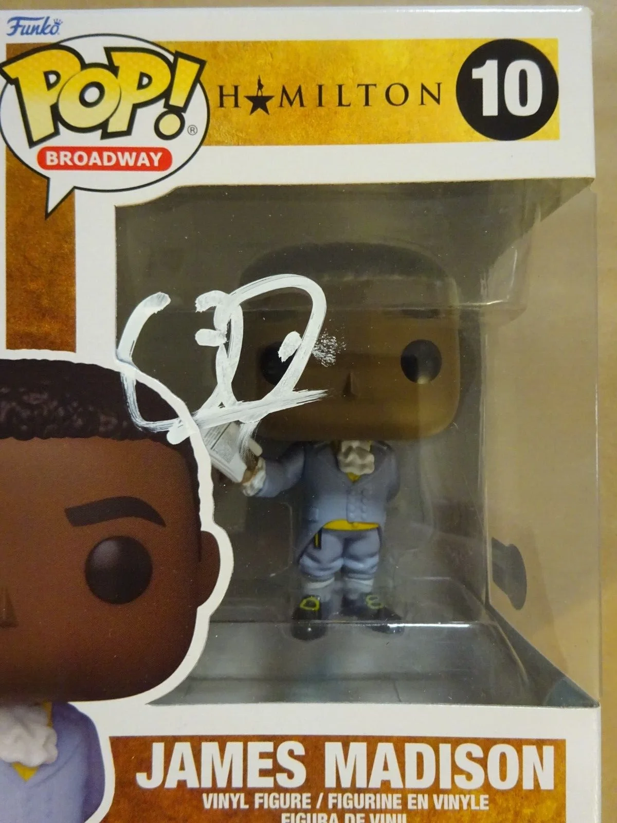 Okieriete Onaodowan — Autographed Okieriete Onaodowan Signed James Madison Hamilton Funko Pop BAS COA, image 3